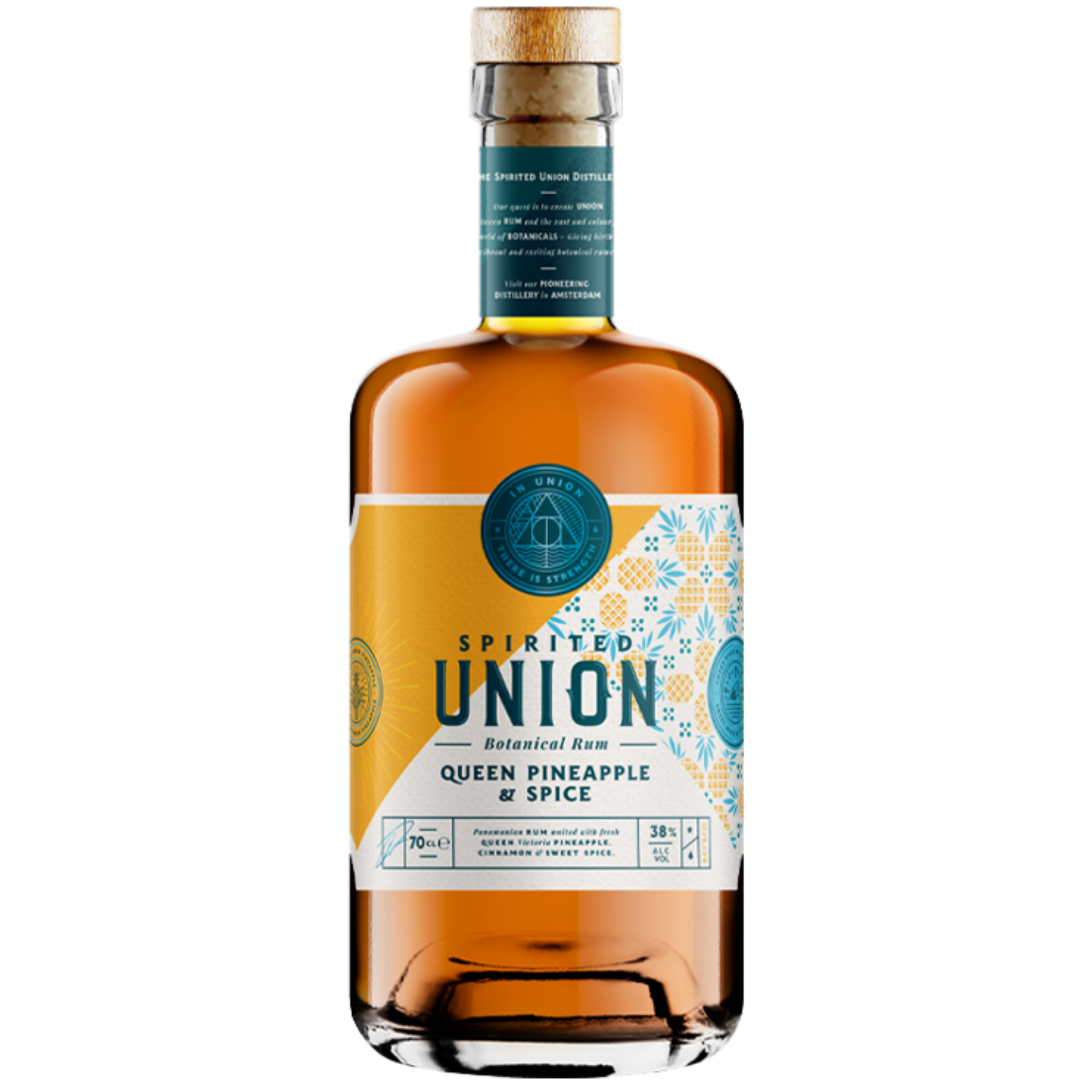 Spirited Union - Fűszeres ananász - botanikus rum 38% 0,7L