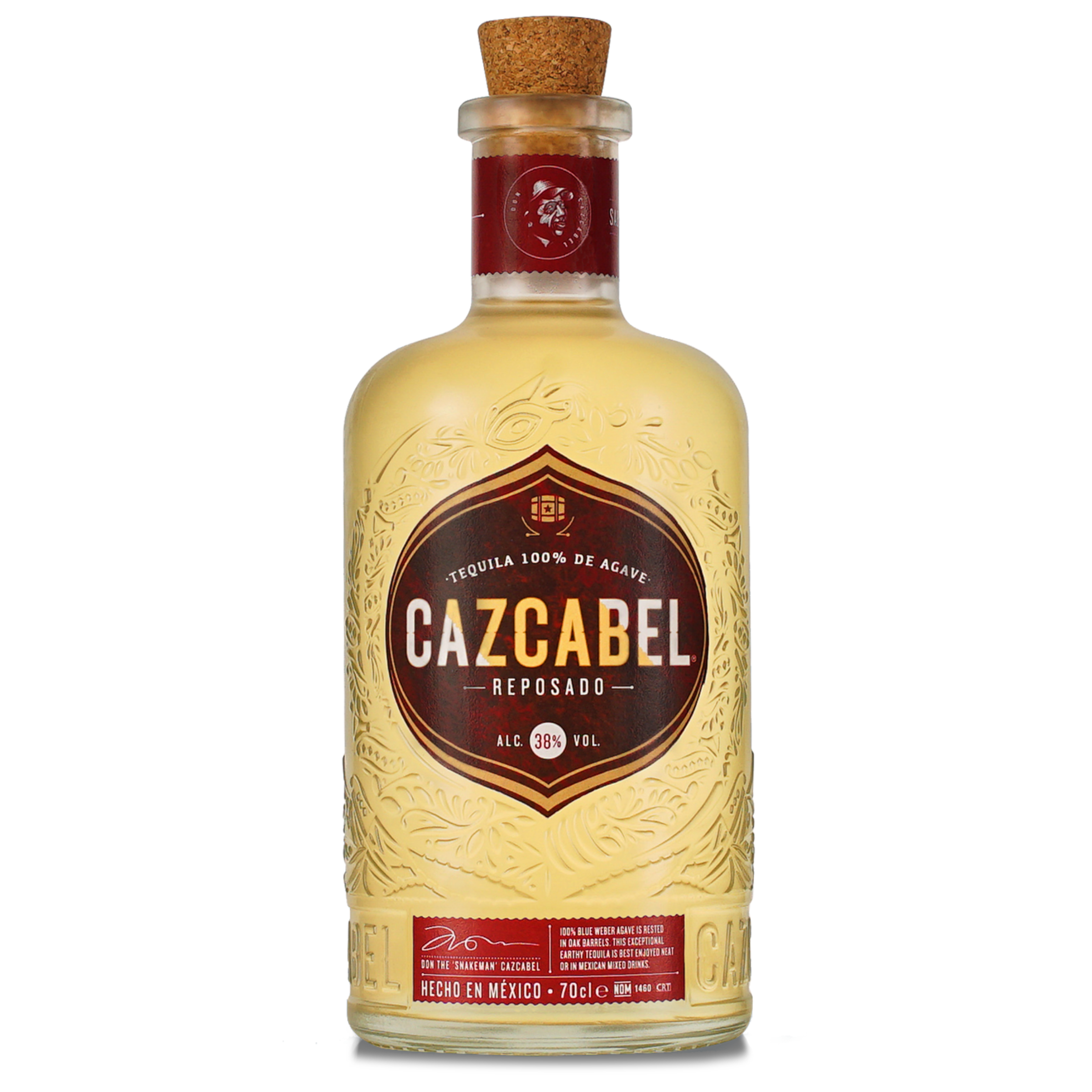 Cazcabel Reposado Tequila 38% 0,7L