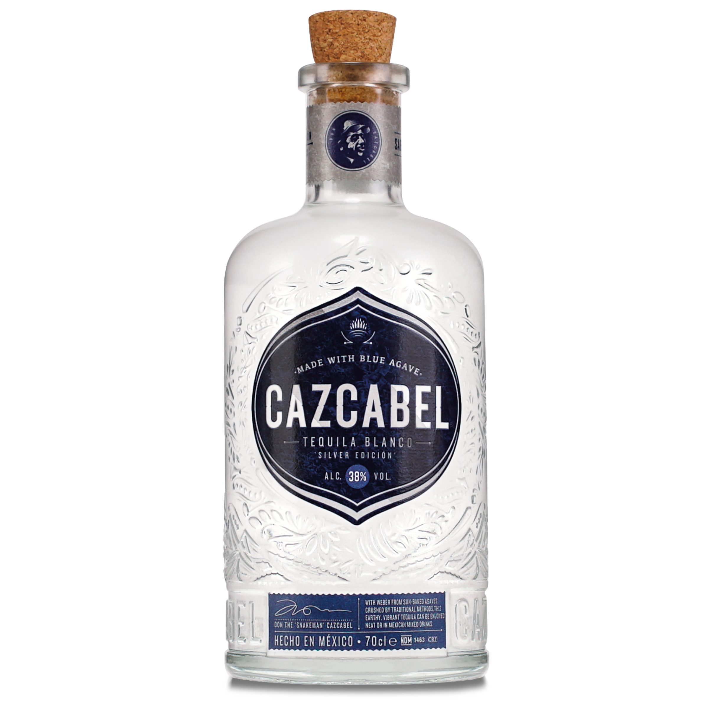 Cazcabel Blanco Tequila 38% 0,7L
