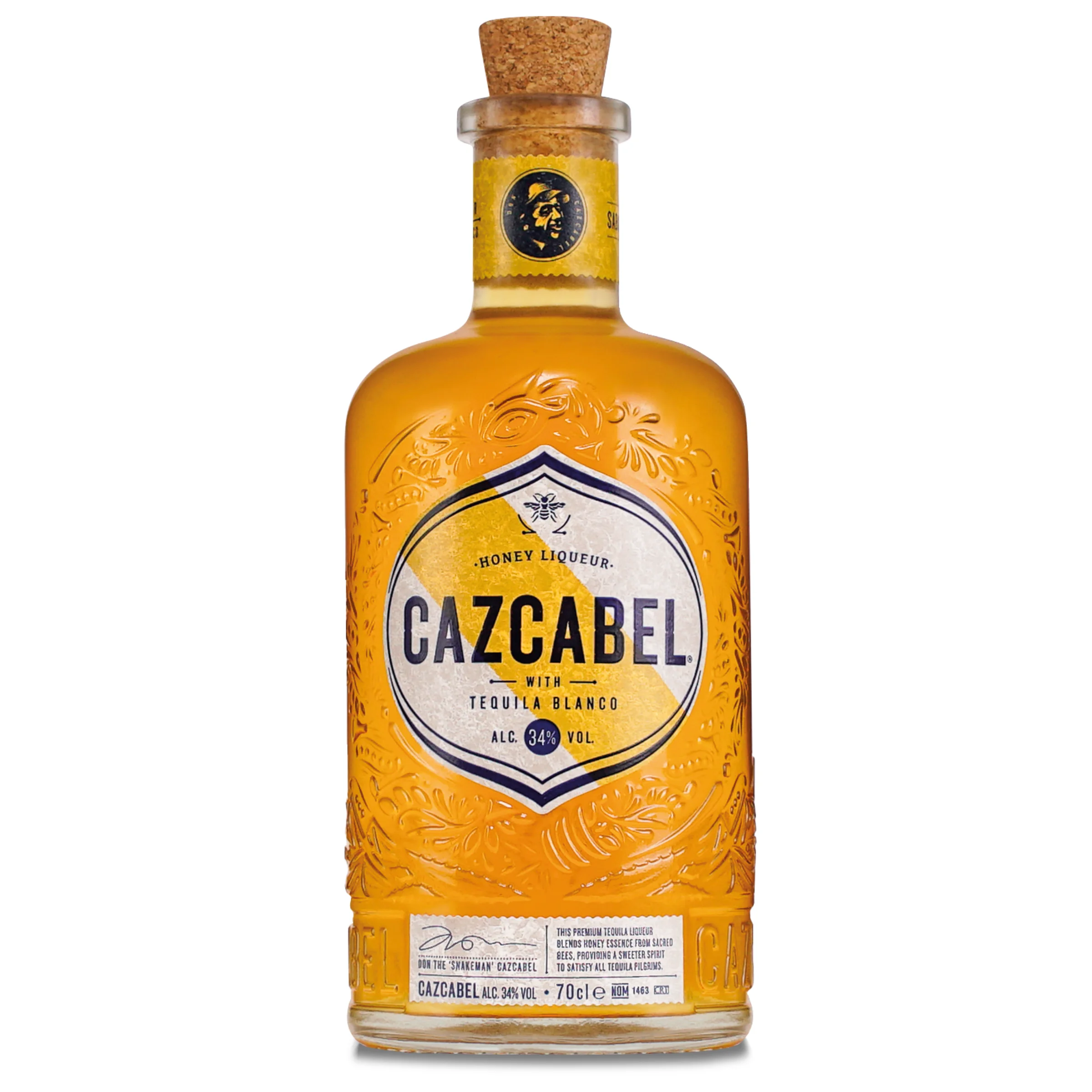 Cazcabel mézes tequlia likőr 38% 0,7L