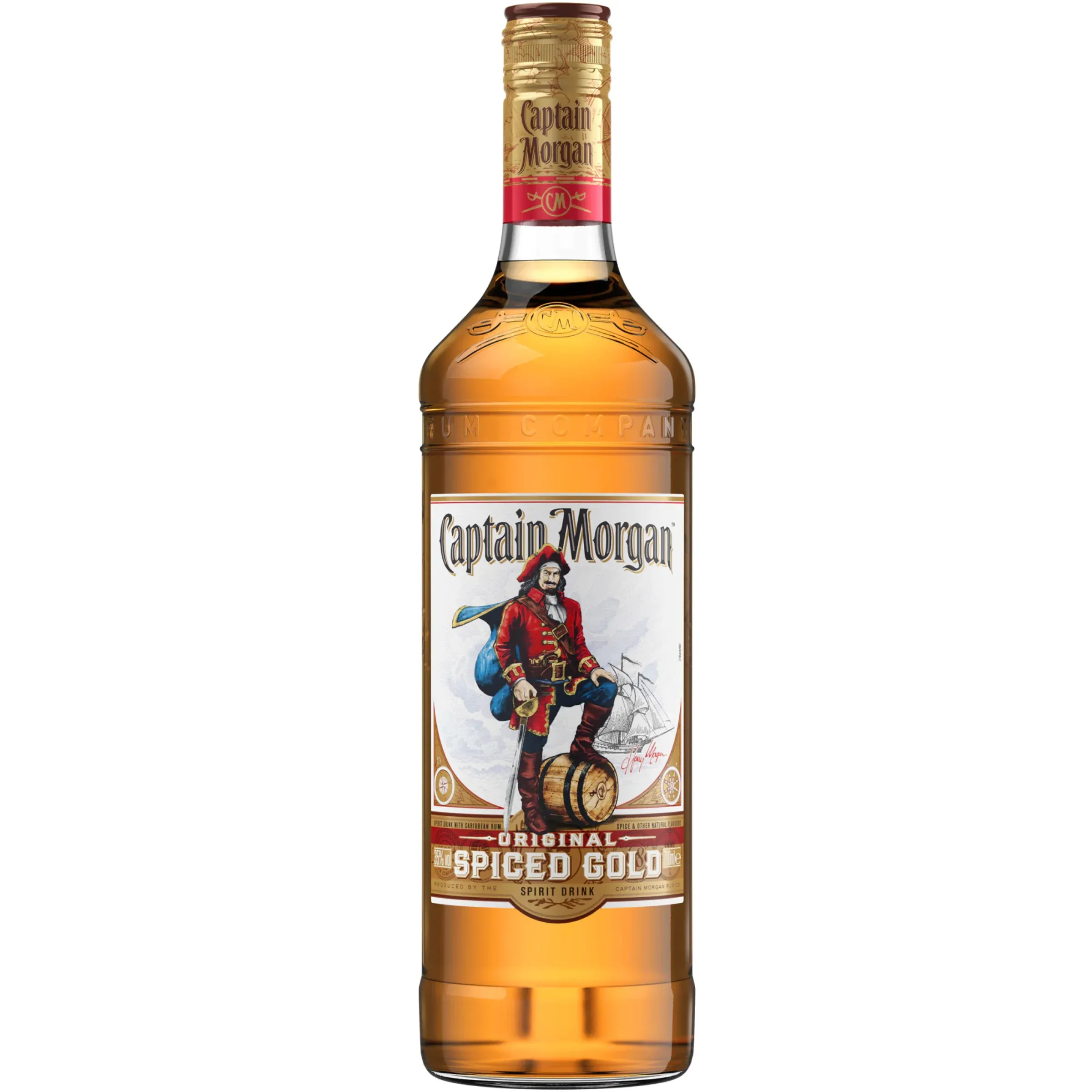 Captain Morgan Spiced JAMAICA Rum 1 LITER DRS