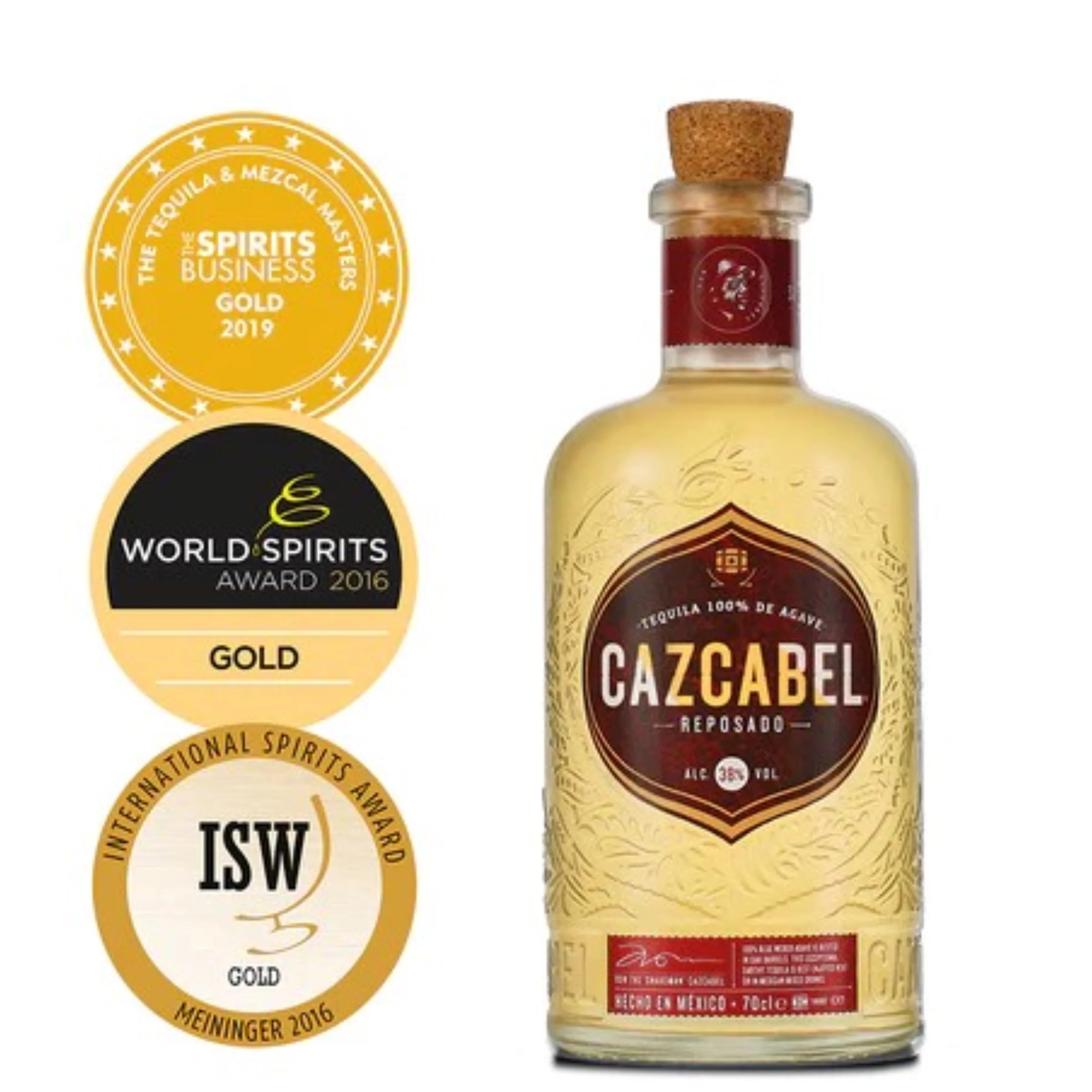 Cazcabel Reposado Tequila 38% 0,7L