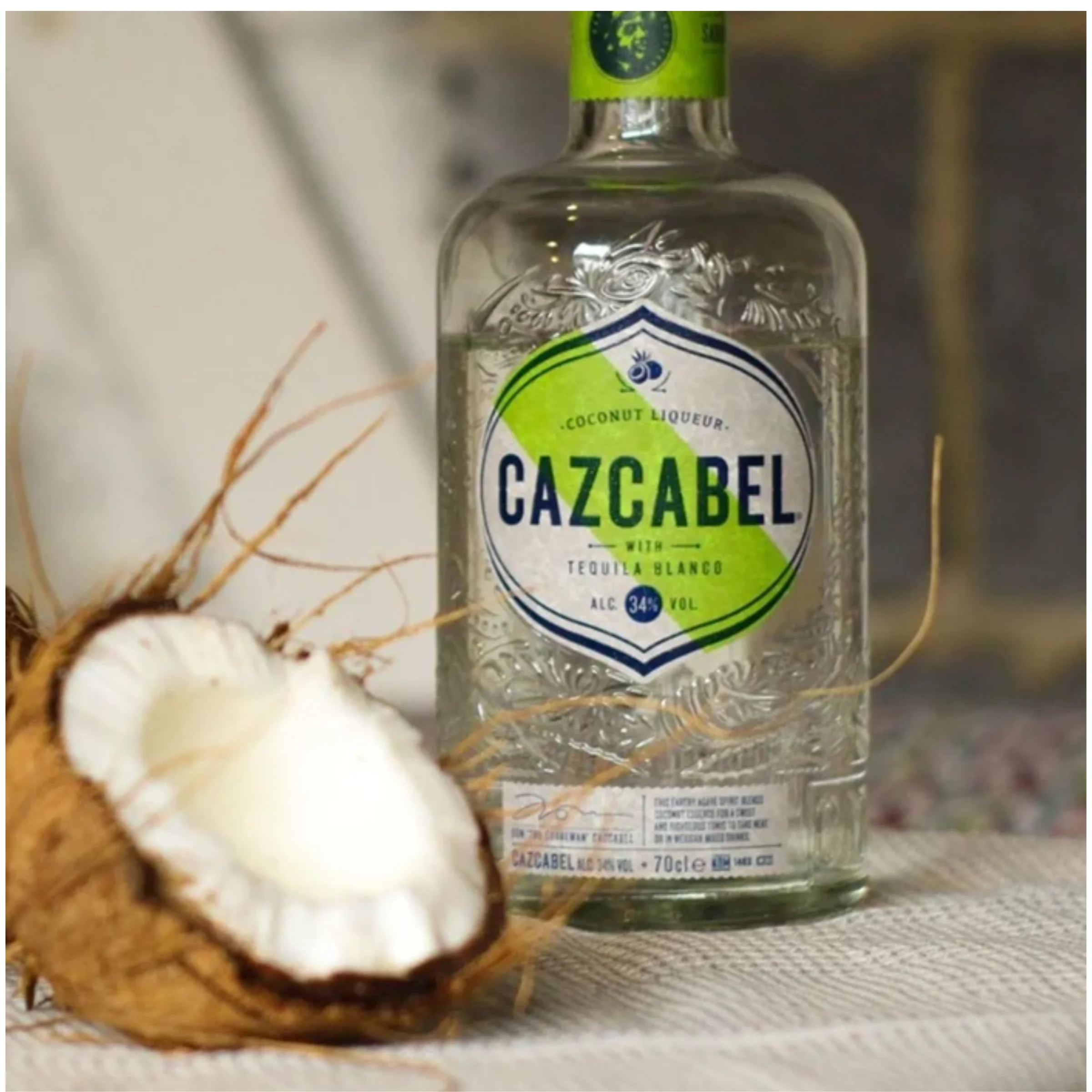 Cazcabel kókuszos tequila likőr 34% 0,7L DRS
