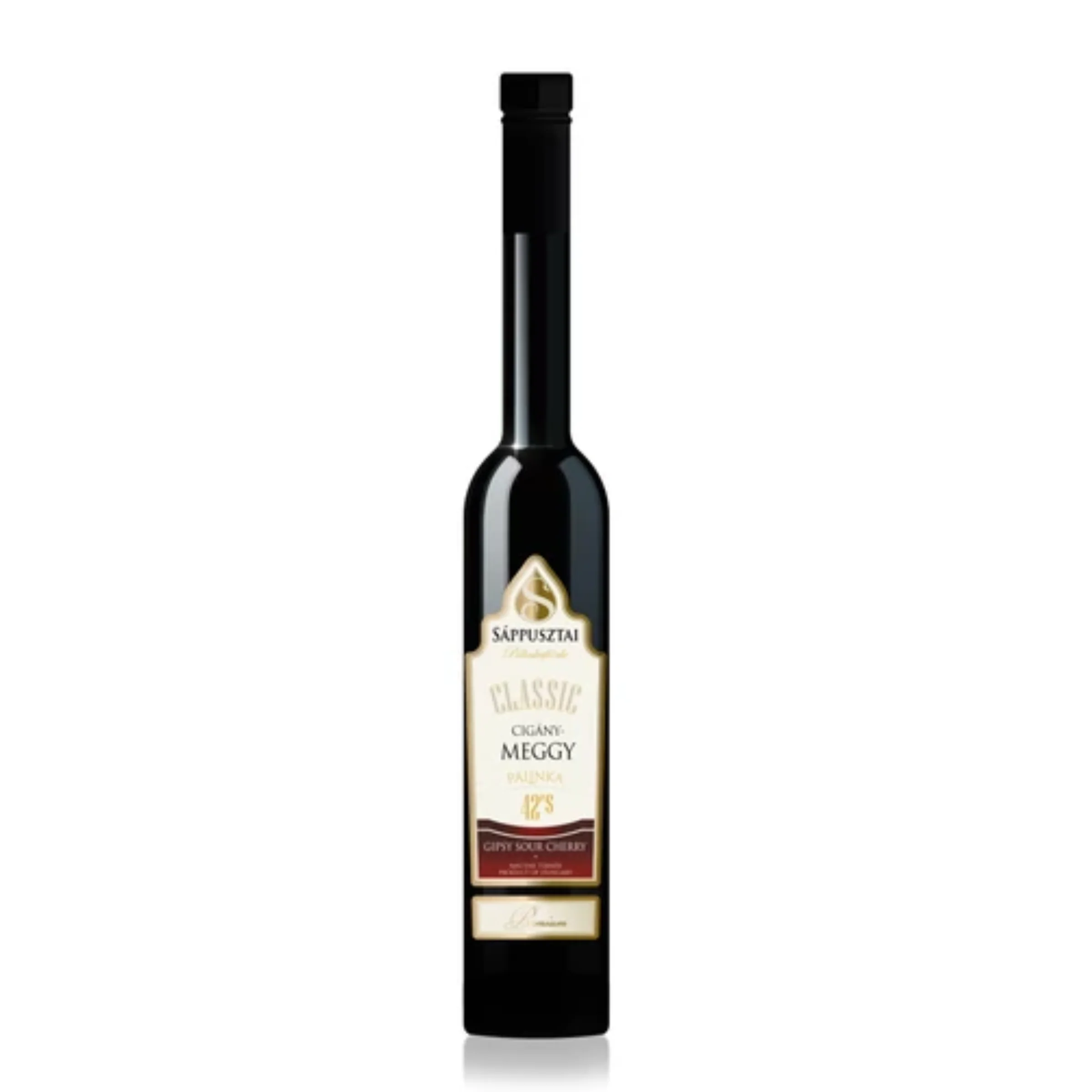 Sáppusztai Cigánymeggy Pálinka 42% 0,5 Liter