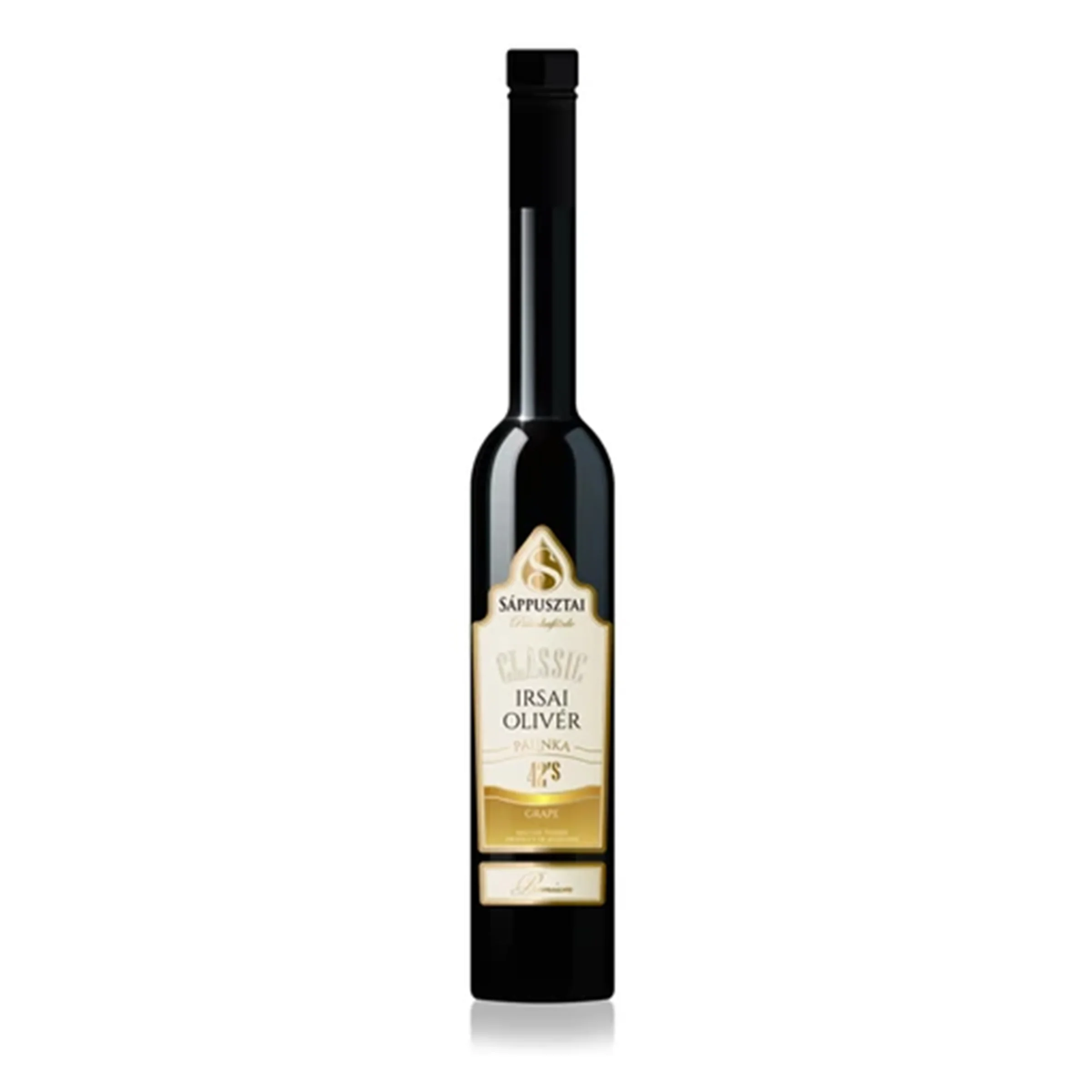 Sáppusztai Irsai Olivér Szőlő Pálinka 42% 0,5 Liter