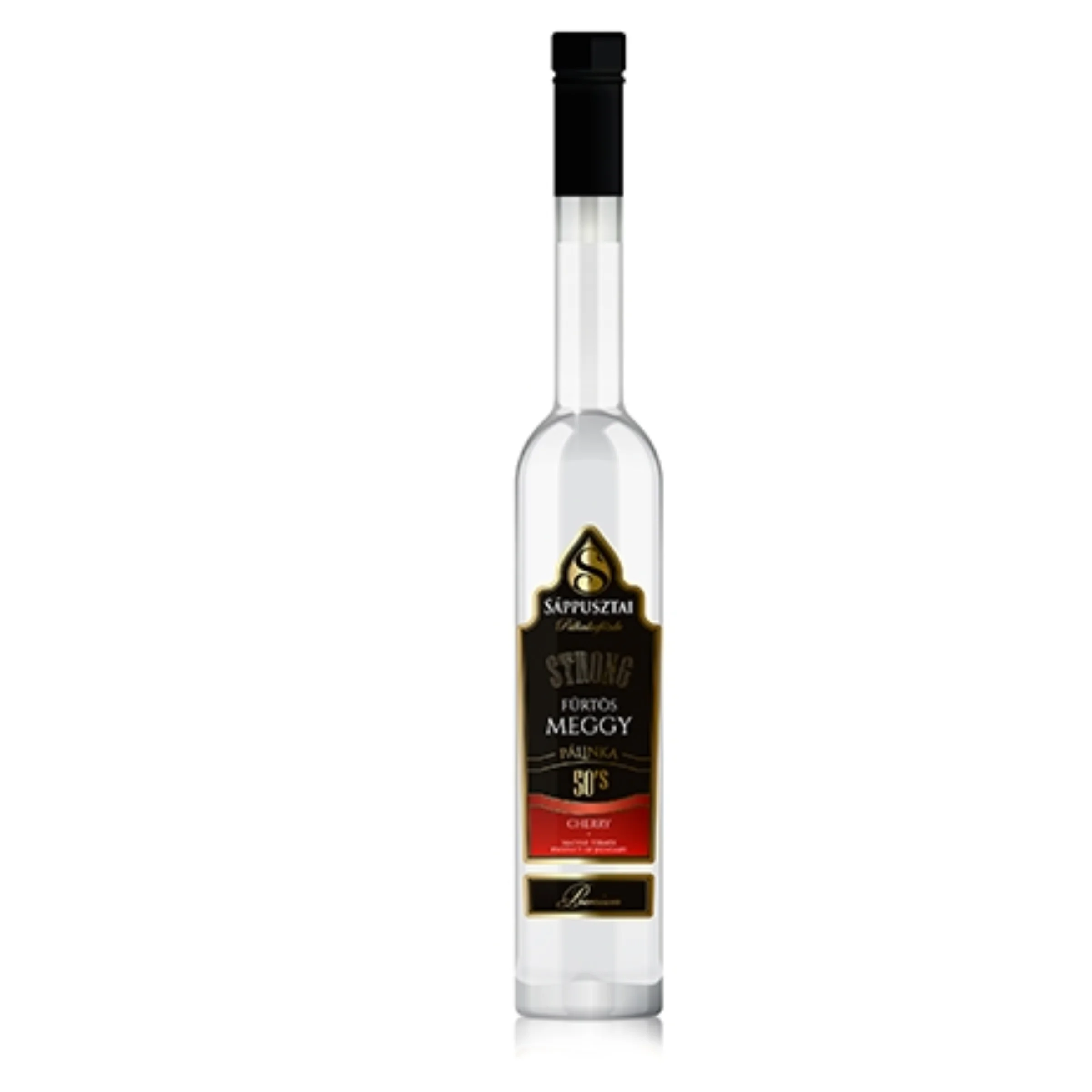 Sáppusztai Fürtös Meggy Pálinka 50% 0,5 Liter
