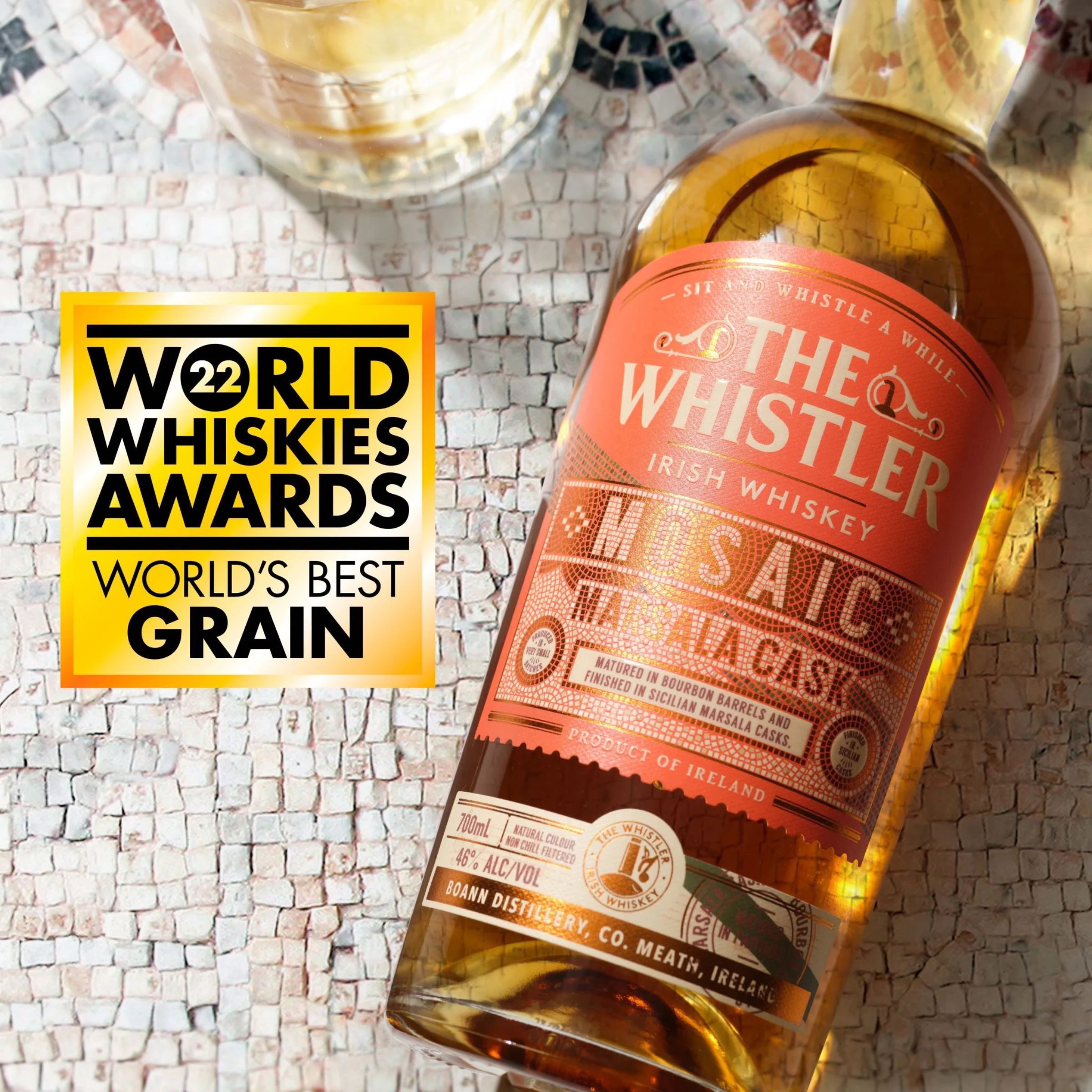 The Whistler Mosaic Single Grain Ír Whiskey DRS 0.7 LITER