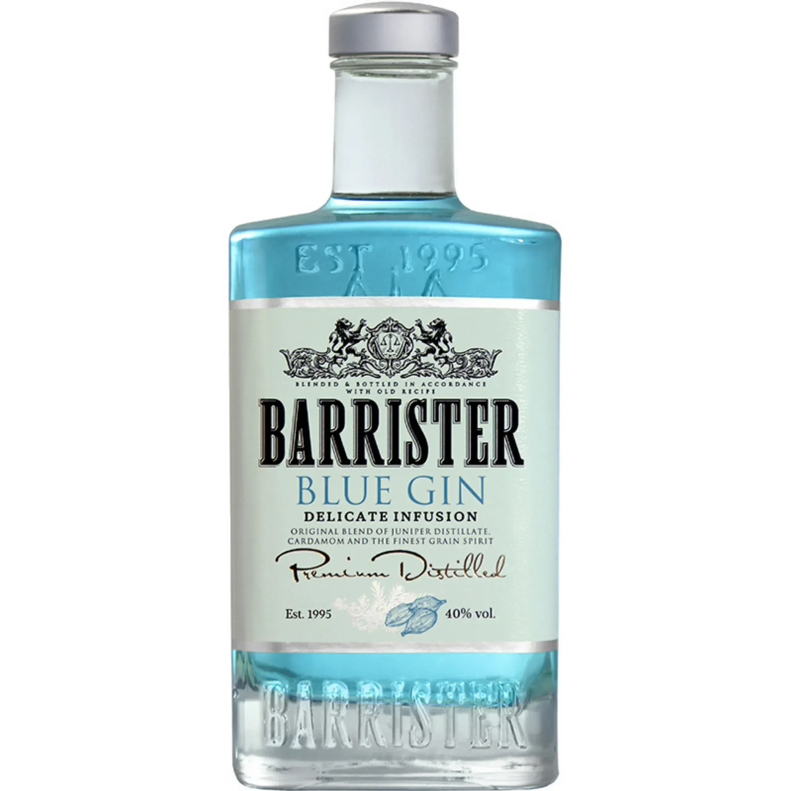 Barrister Kék Gin (kardamom) 0,7l 40%