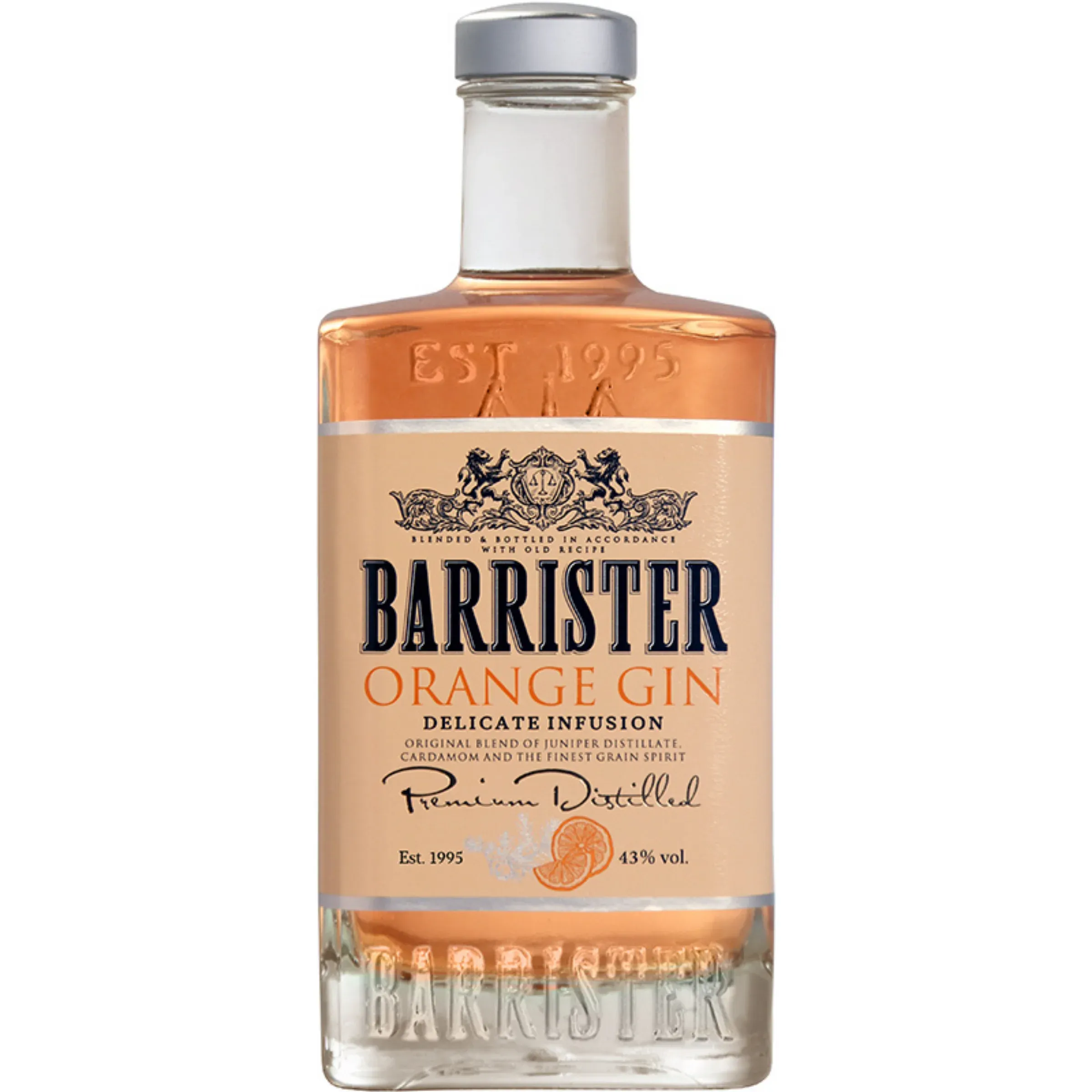 Barrister Narancs Gin 0,7l 43%