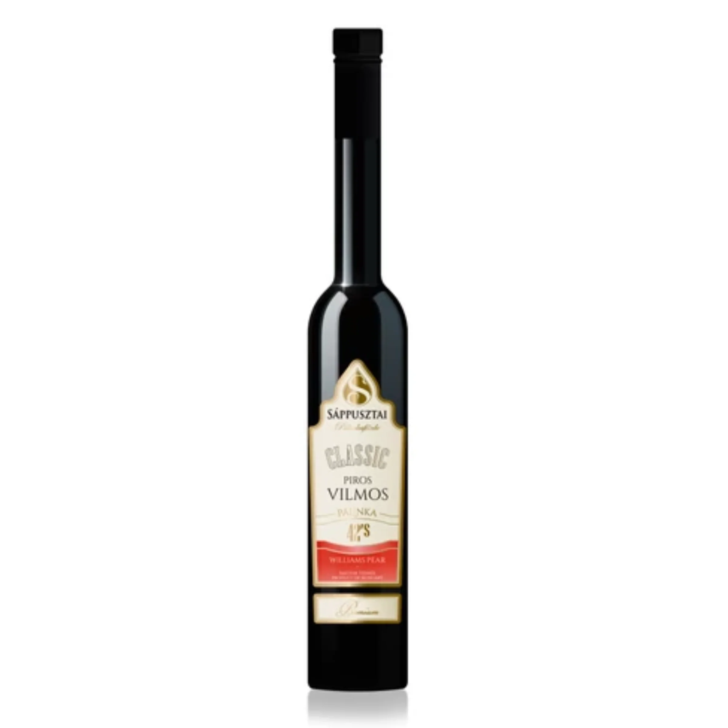 Sáppusztai Piros Vilmos Pálinka 42% 0,5 Liter