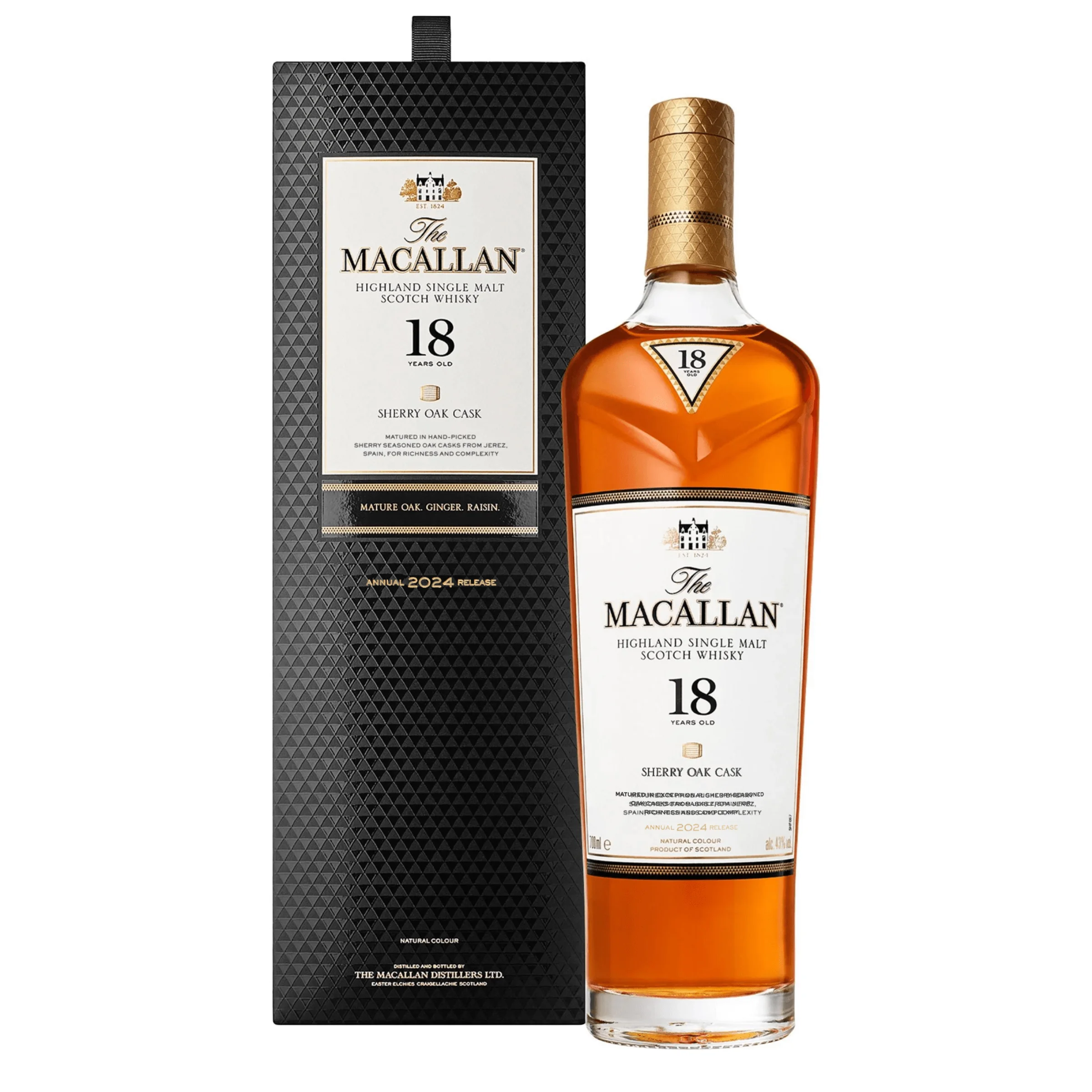 MacAllan 18 éves Sherry Oak 0,7L 43% DD DRS
