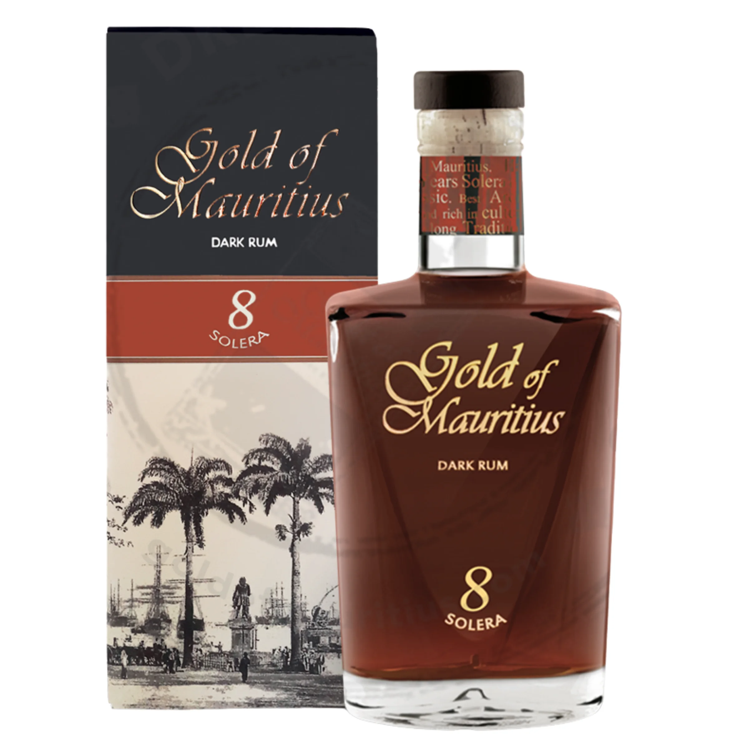 Gold of Mauritius Solera 8 Dark Rum 40% 0,7L