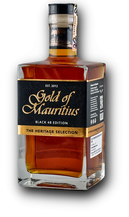 Gold of Mauritius Black 48 edition rum 48% 0,7l