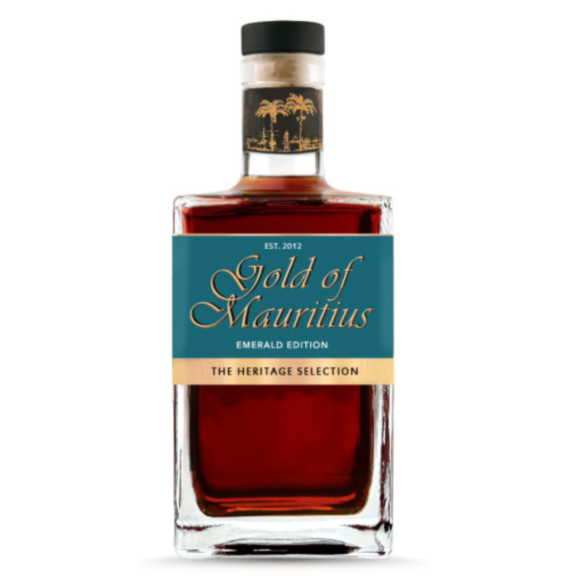 GOLD OF MAURITIUS EMERALD DARK RUM 0.7 LITER