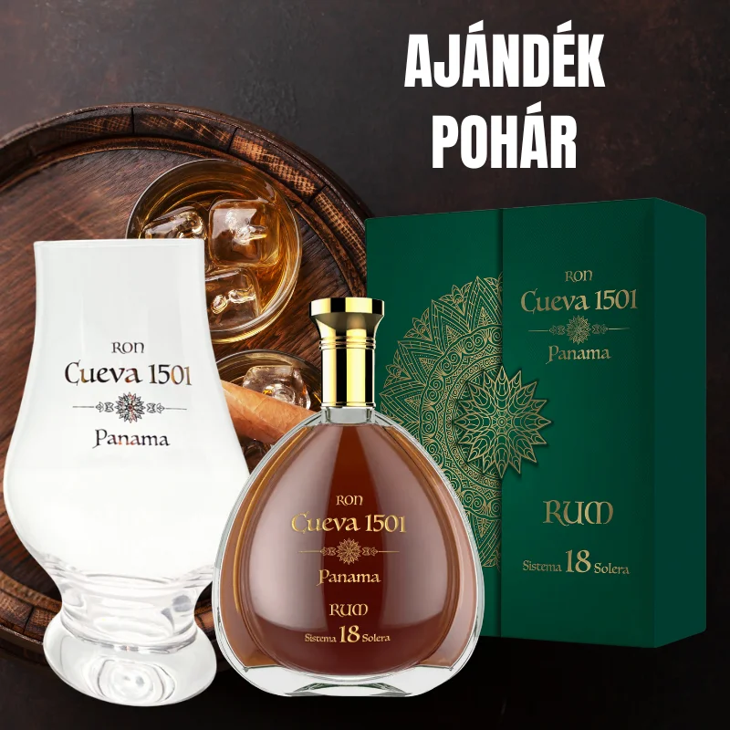 Ron Cueva 1501 Solera 18 éves rum 0.7 LITER