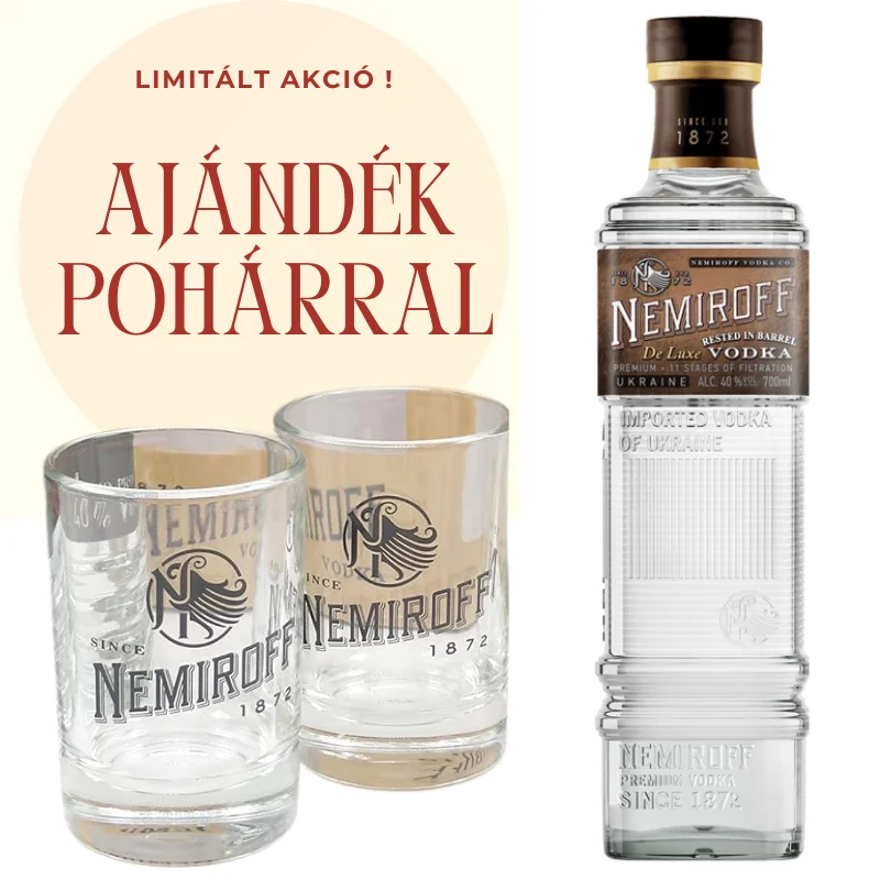 NEMIROFF Rested in Barrel DeLuxe hordós vodka 40% 0,7l