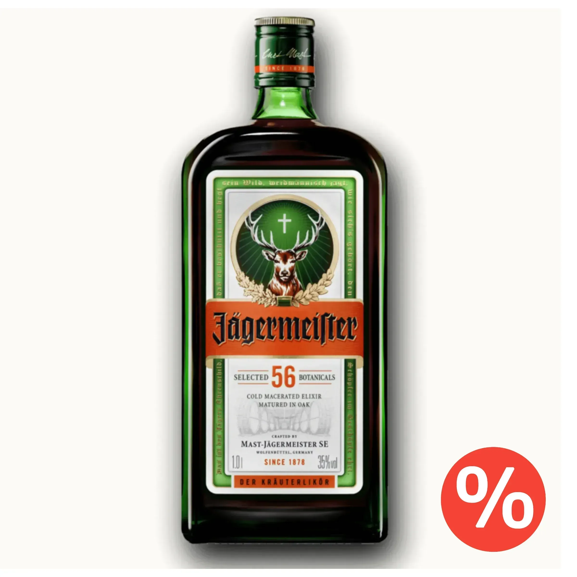 Jagermaeister likőr DRS 1 LITER