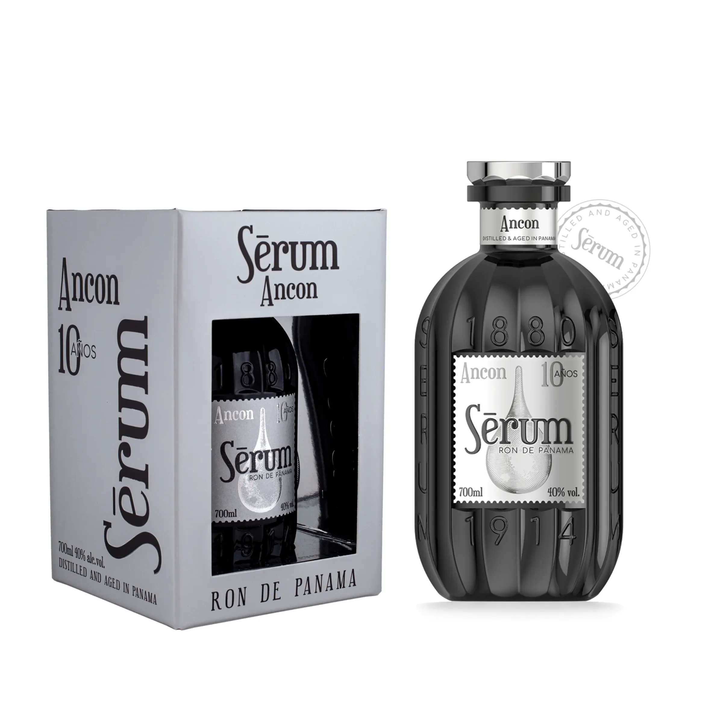 Serum Díszdobozos Ancon 10 Éves Rum 0.7 LITER DRS