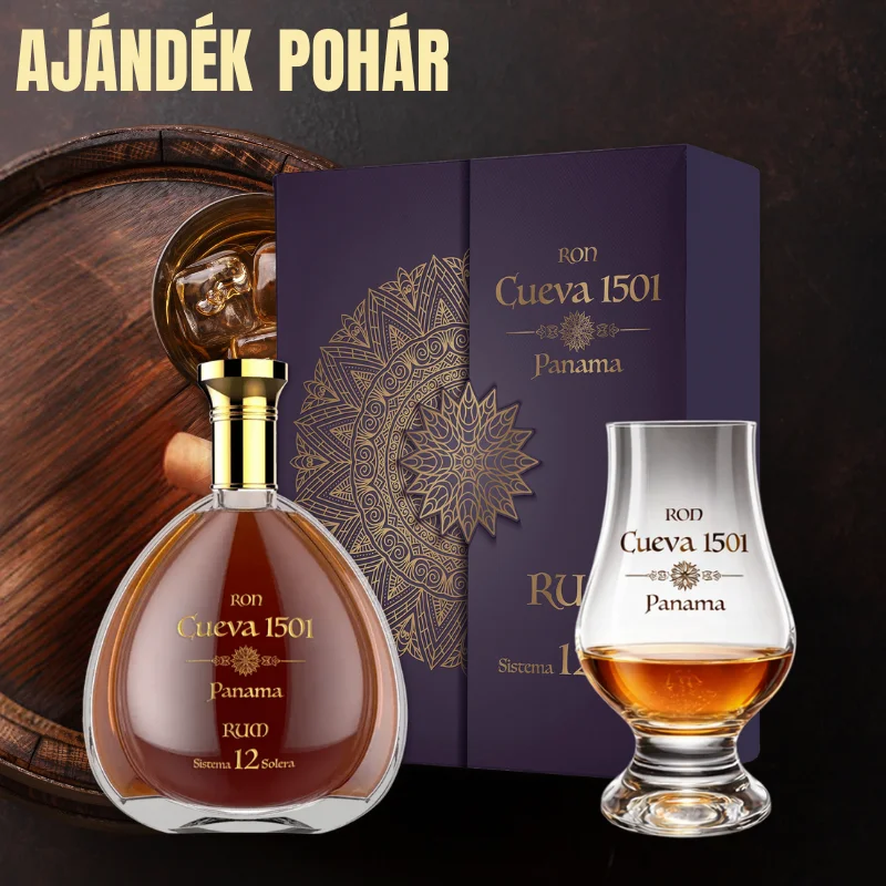 Ron Cueva 1501 Solera 12 éves rum 0.7 LITER