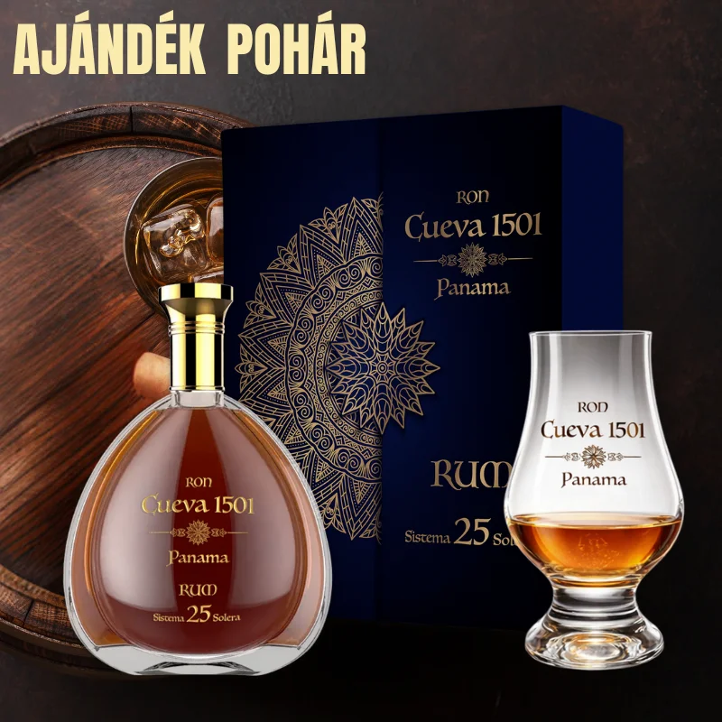 Ron Cueva 1501 Solera 25 éves rum 0.7 LITER