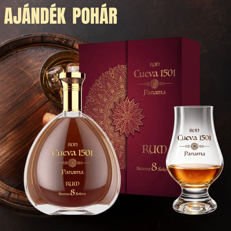 Ron Cueva 1501 Solera 8 éves rum 0.7 LITER