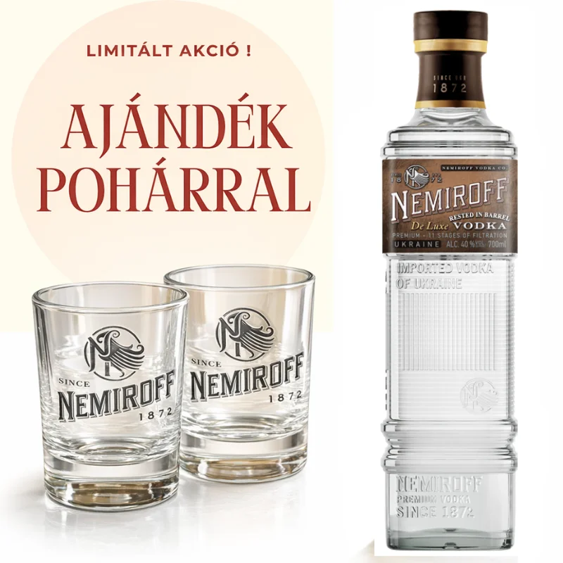 NEMIROFF Rested in Barrel DeLuxe hordós vodka 40% 0,7l
