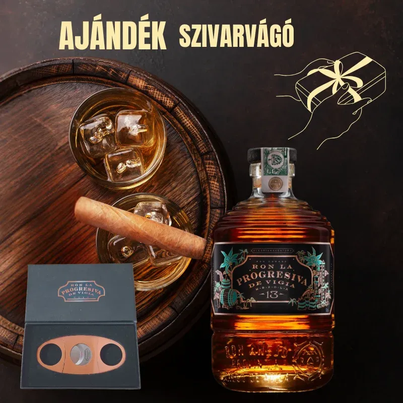 LA PROGRESIVA; 13 BY VIGIA RUM; 41%; 0,7 LITER