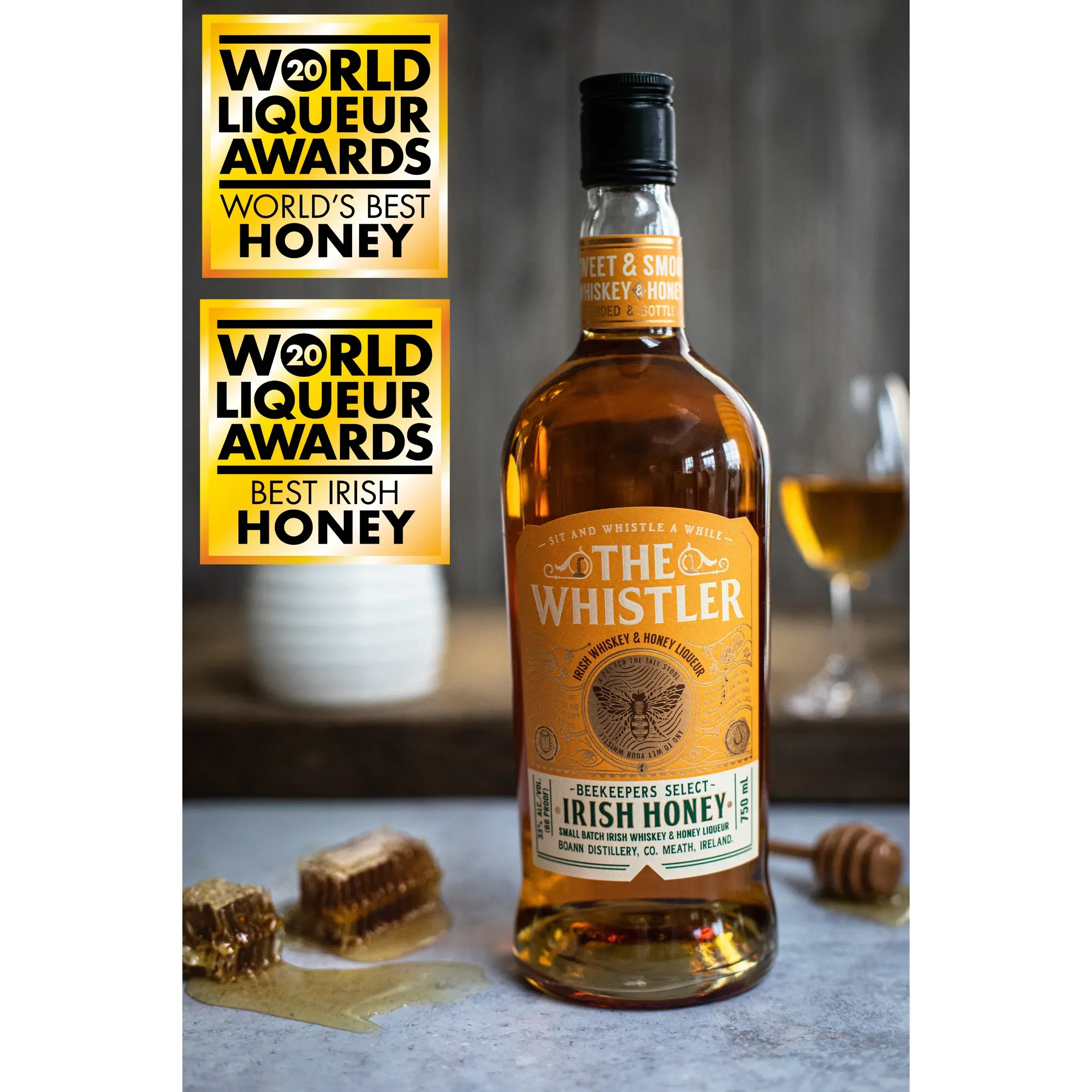 The Whistler Irish Honey - ír mézes Whiskey likőr 0,7l 33% DRS