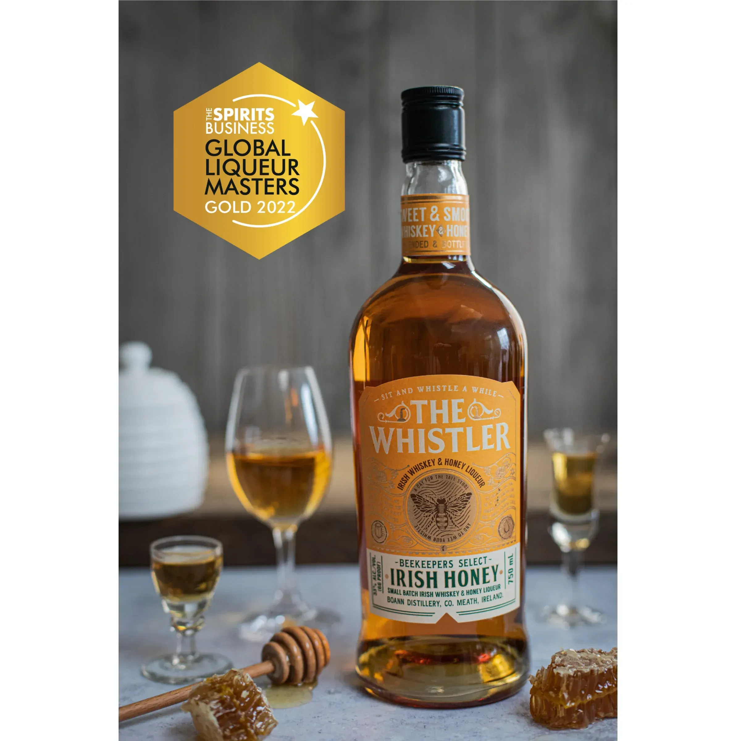 The Whistler Irish Honey - ír mézes Whiskey likőr 0,7l 33% DRS