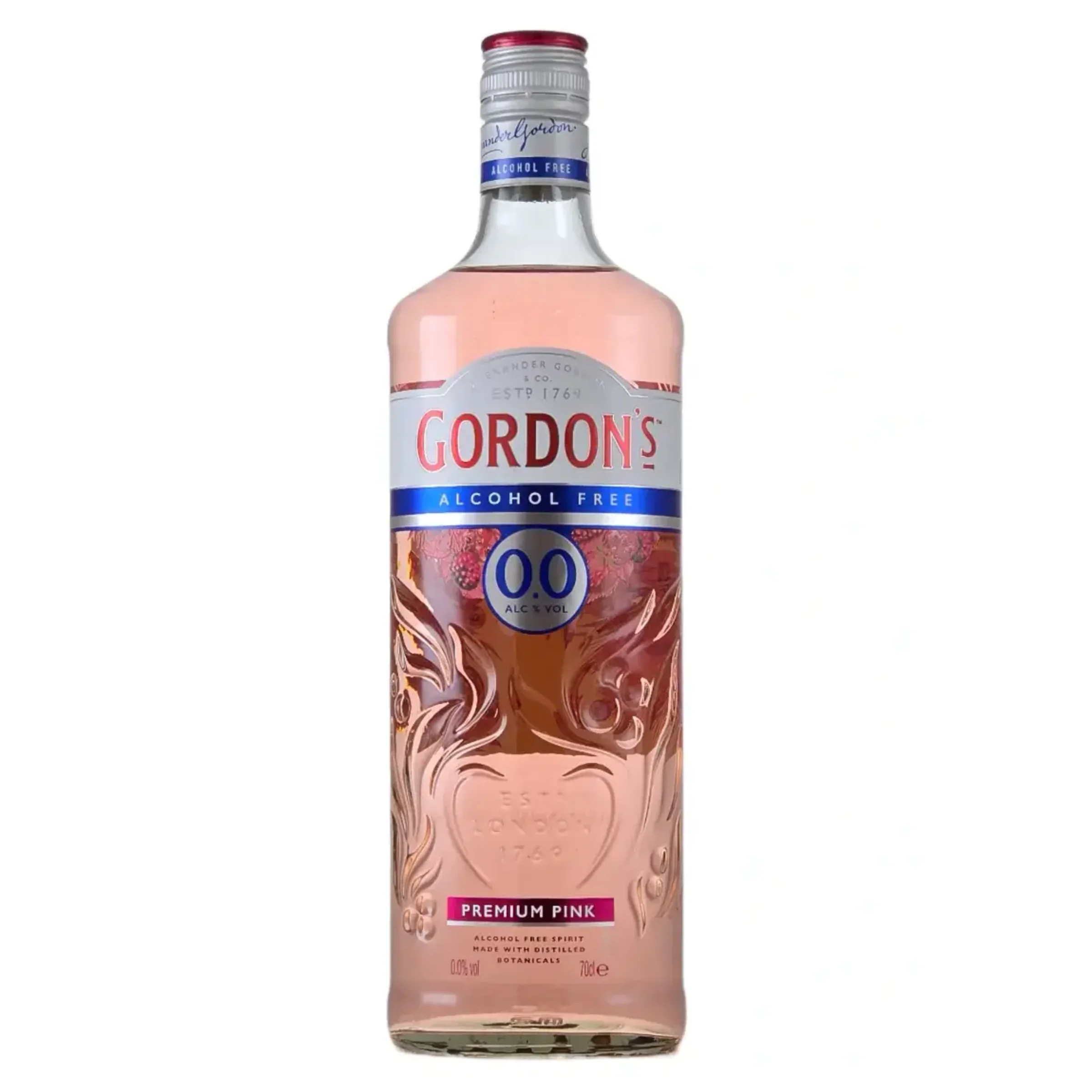 Gordon''s Pink Alcoholfree 0,0% Alkoholfreies Destillat 0,7 LITER