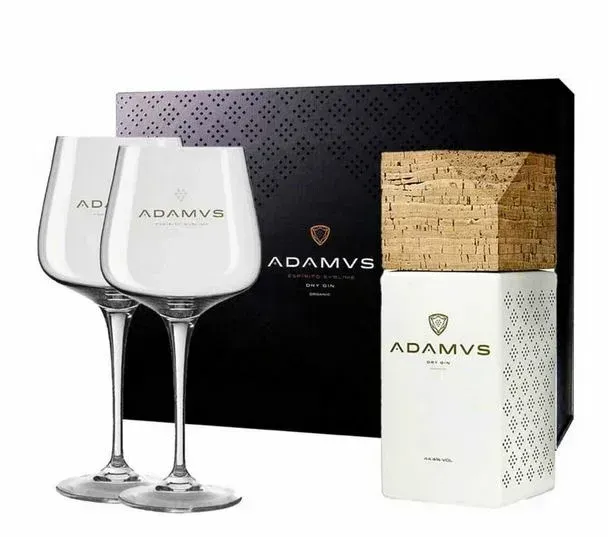 Adamus Dry Gin 44,4% 0,7l DD+pohár limitált kiadás