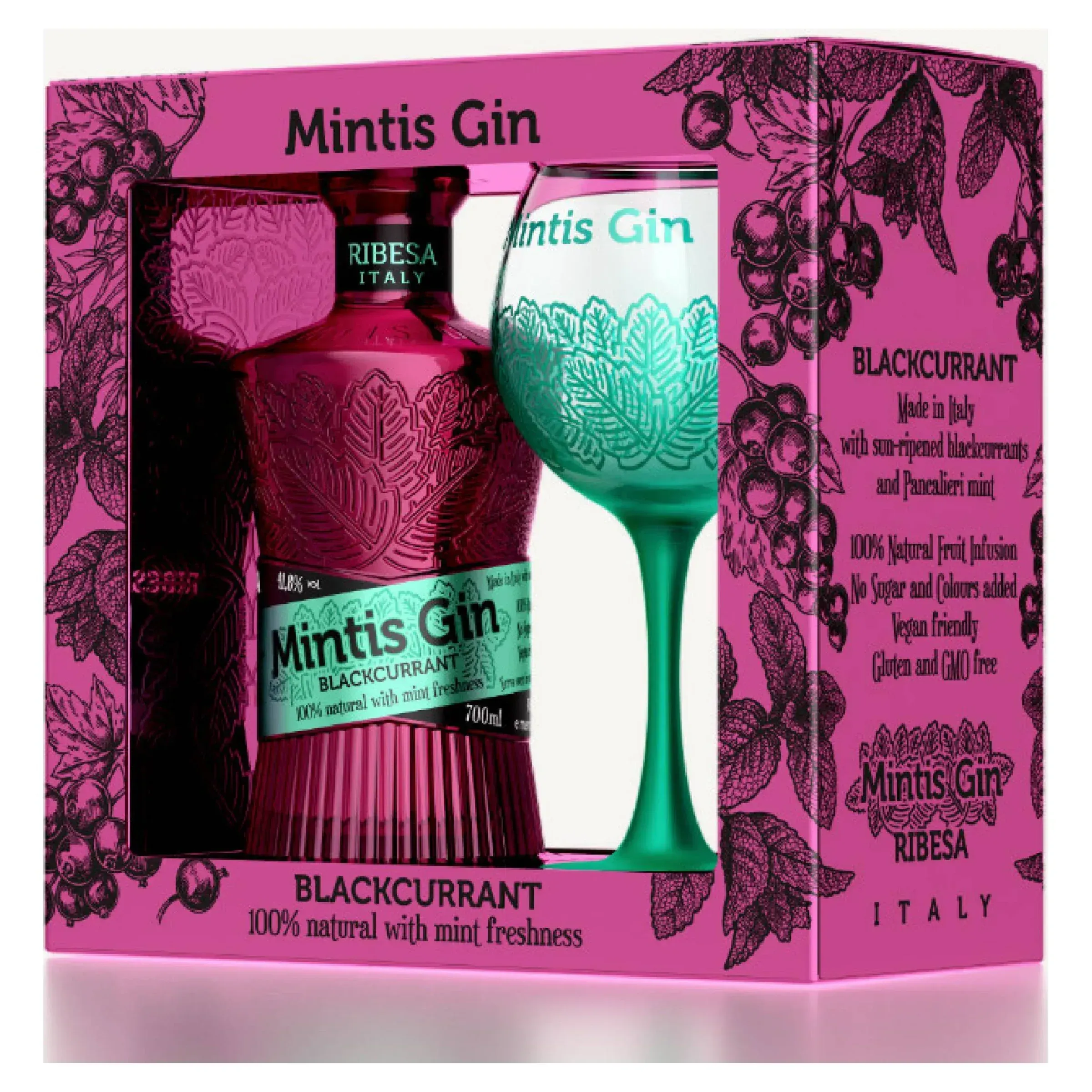 Mintis Ribesa Gin DD+1 pohár DRS 0.7 LITER