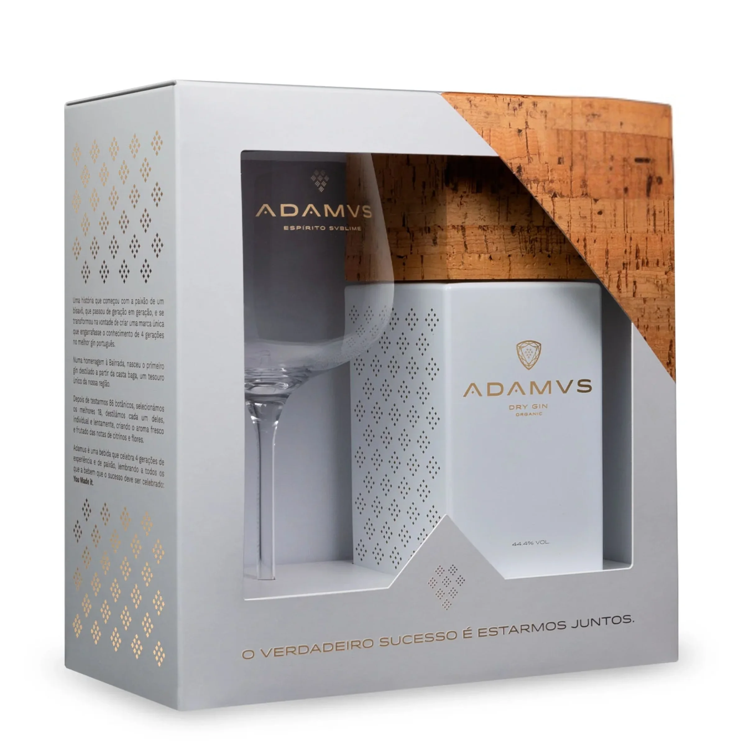 ADAMUS DRY GIN DD1 pohárral 0.7 LITER
