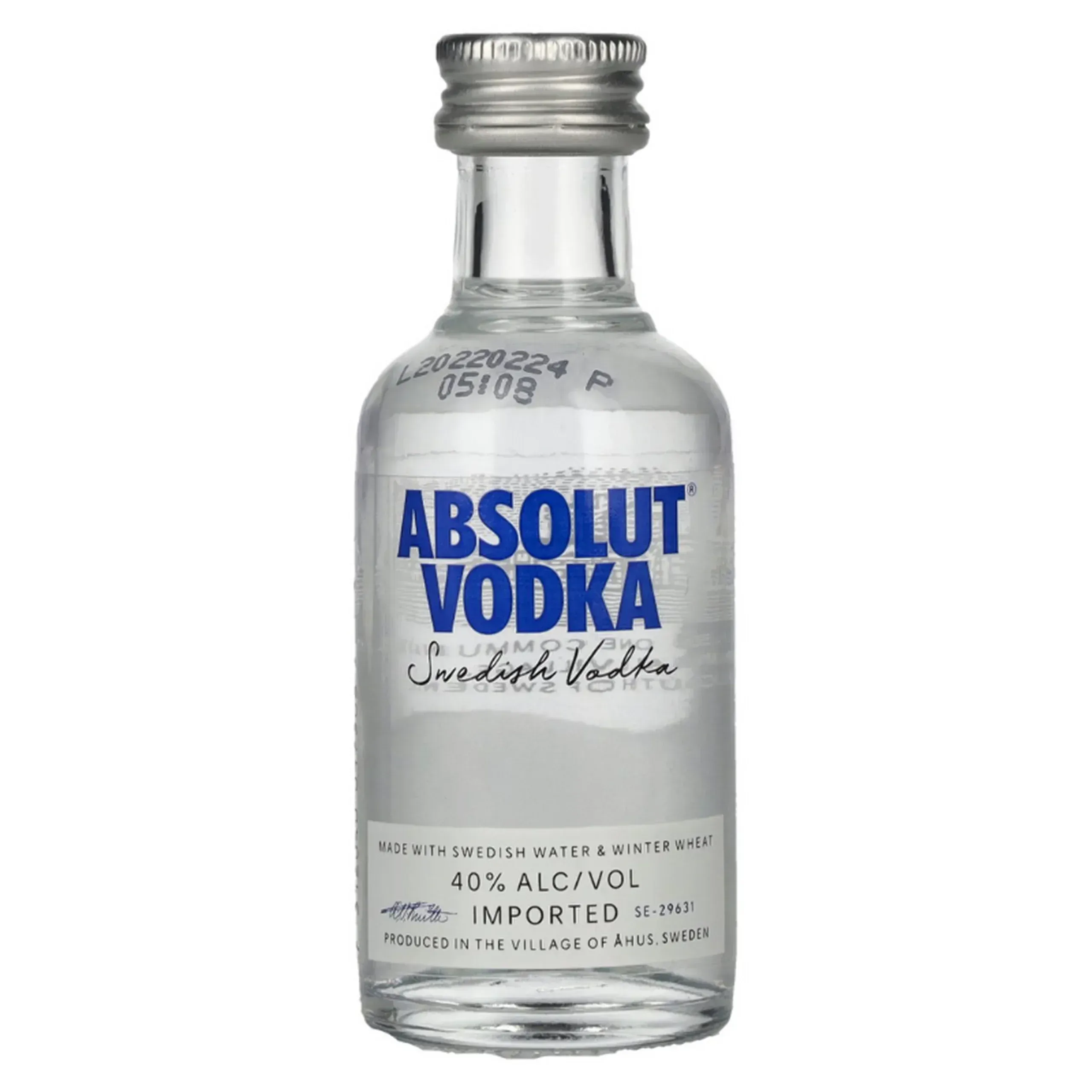 Absolut vodka 40% 0,05L