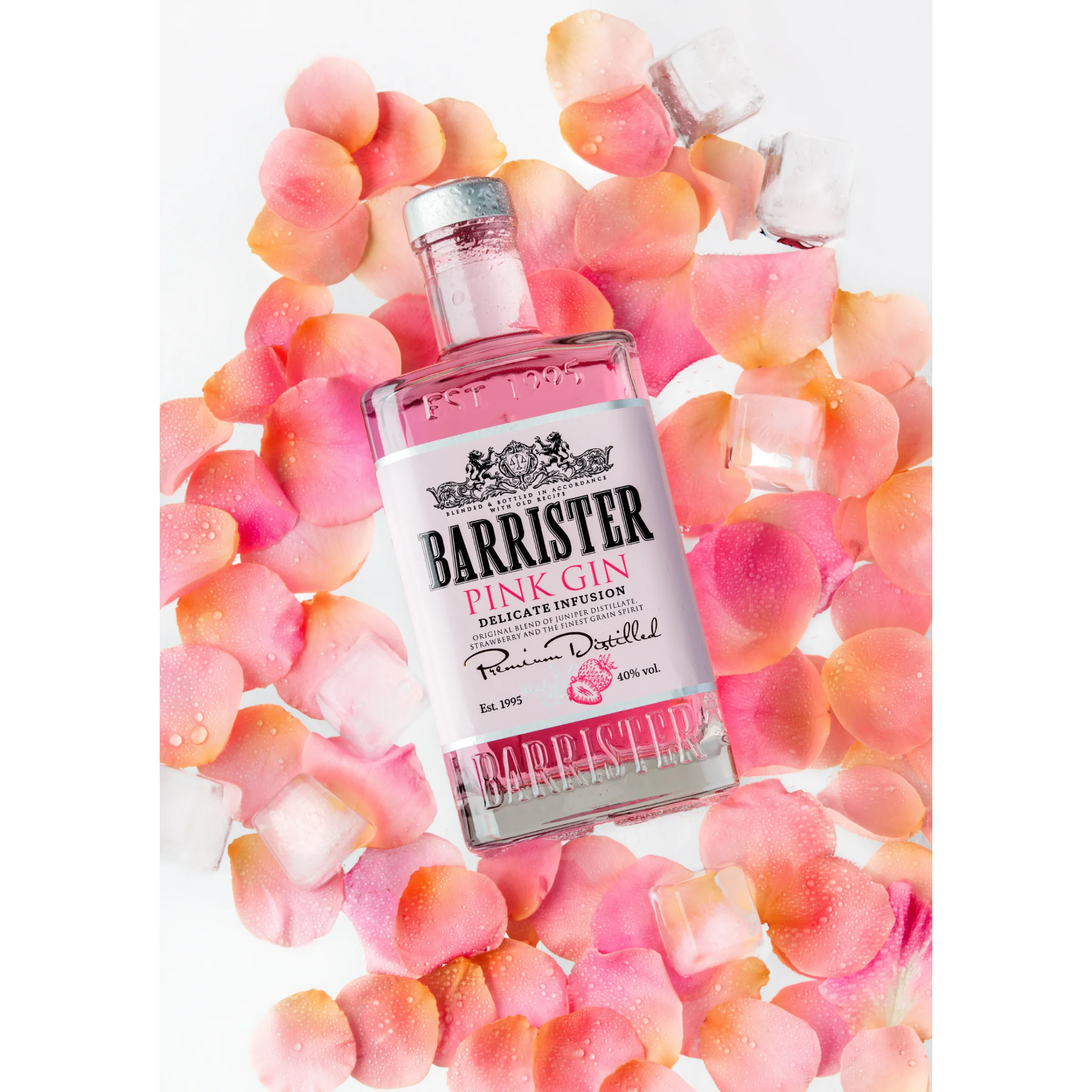 Díszdobozos Barrister Pink Gin+pohár 0,7L 40%