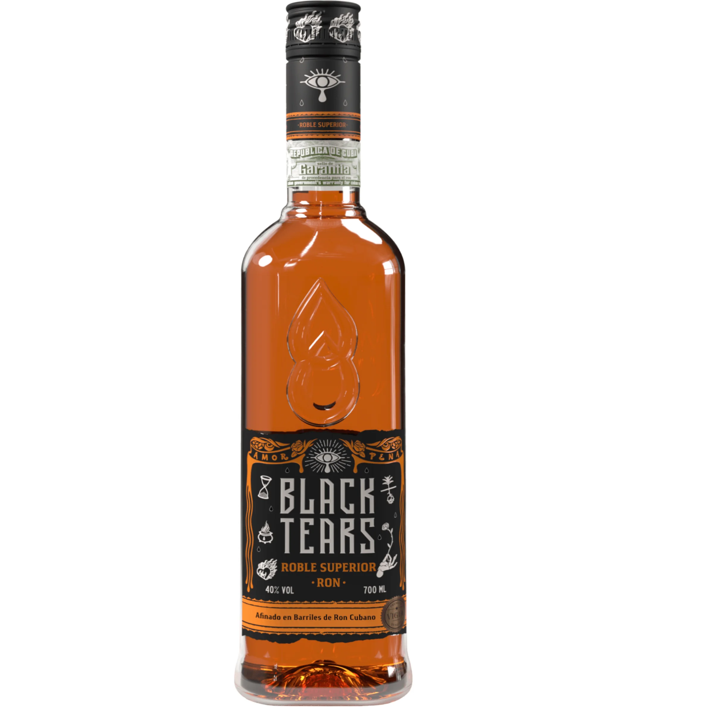 BLACK TEARS Roble Superior Rum DRS 0.7 LITER