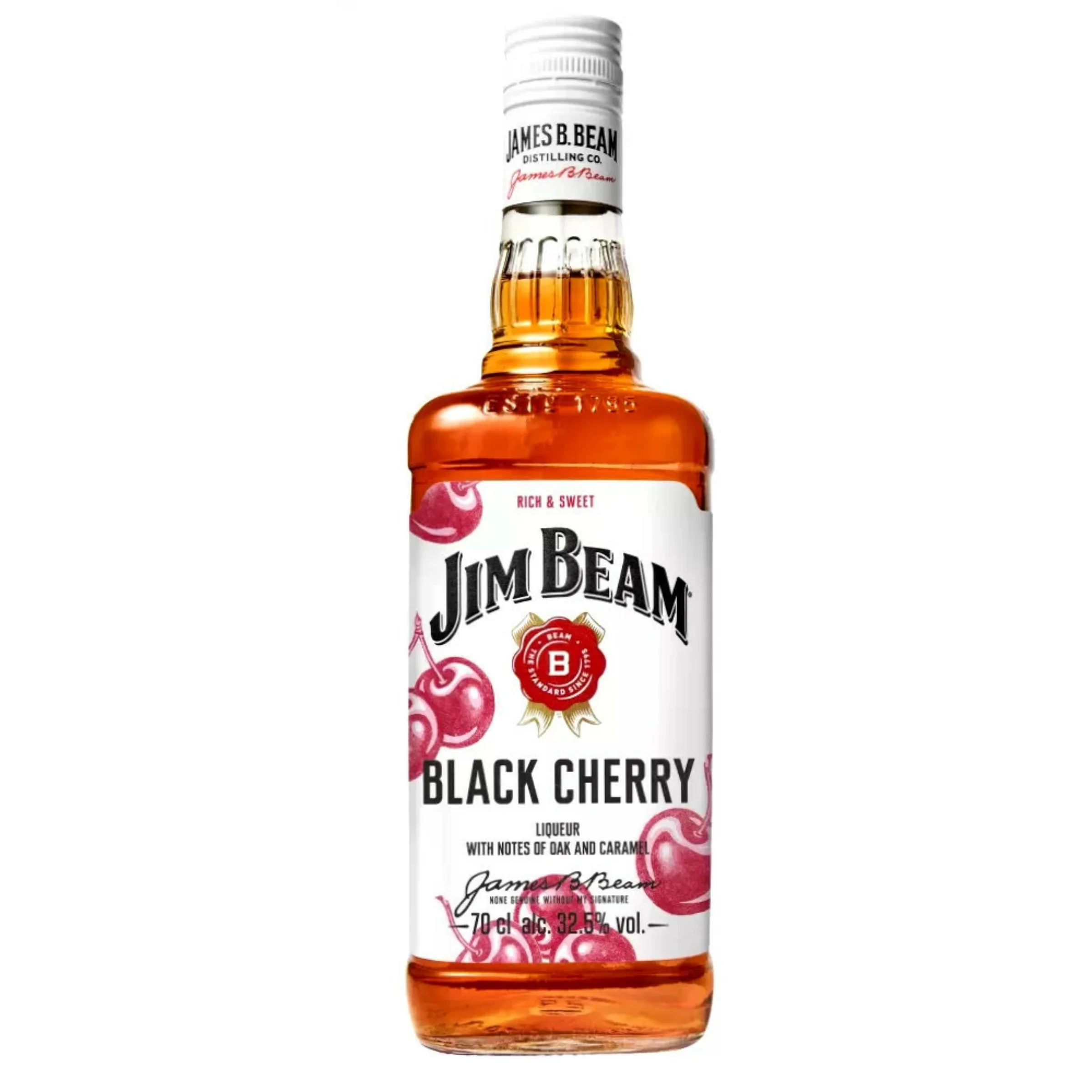 Jim Beam Black Cherry Whiskey DRS 0.7 LITER
