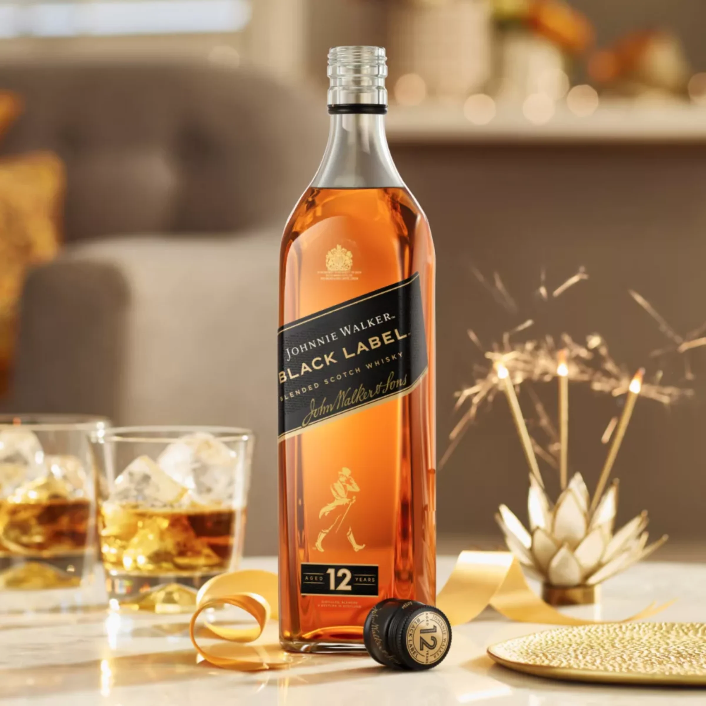 Johnnie Walker Black Label whisky DRS 0.5 LITER