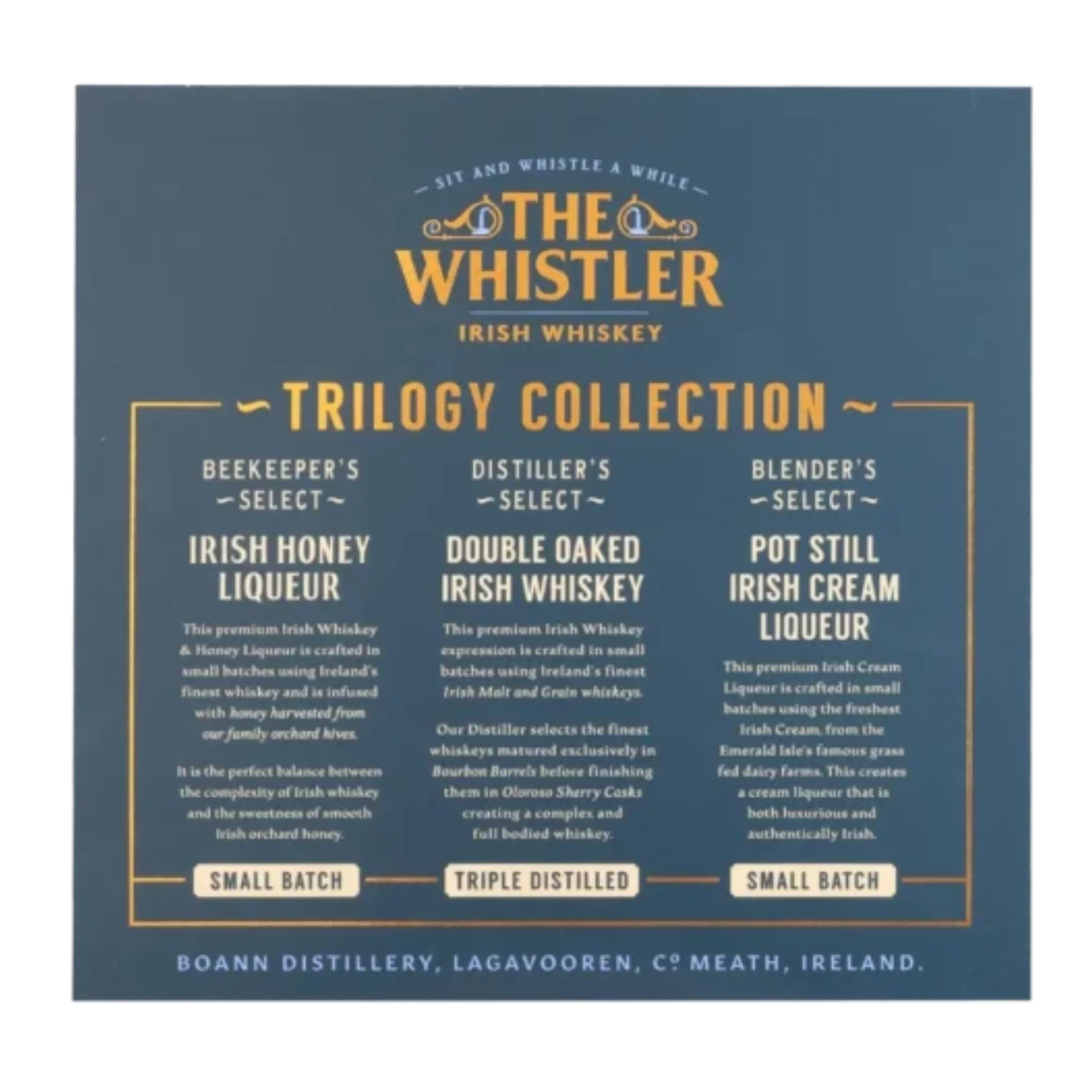 The Whistler Trilogy whiskey mini szett 0.15 LITER