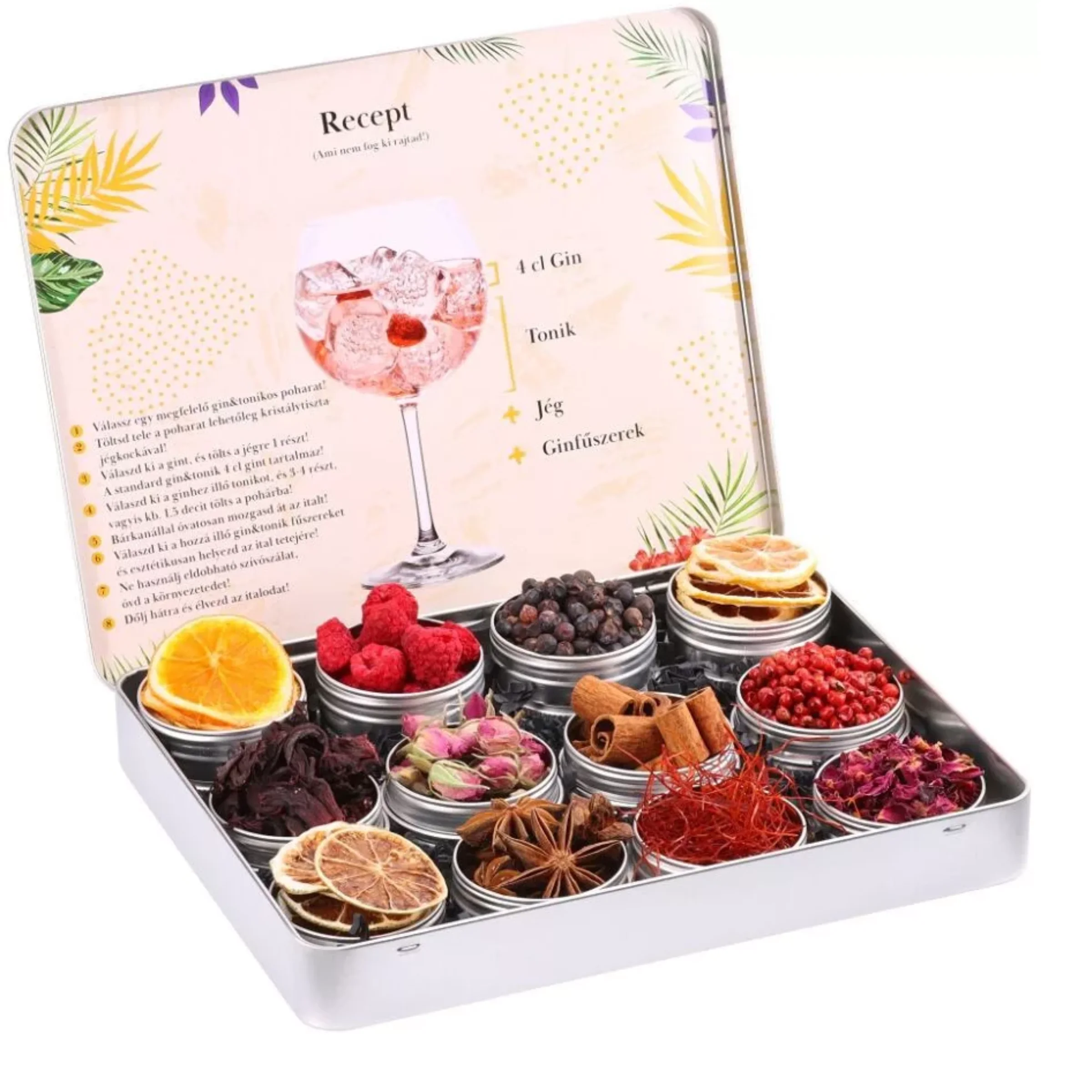 Tukán Fém dobozos GIN&Tonic Fűszercsomag 77,5g