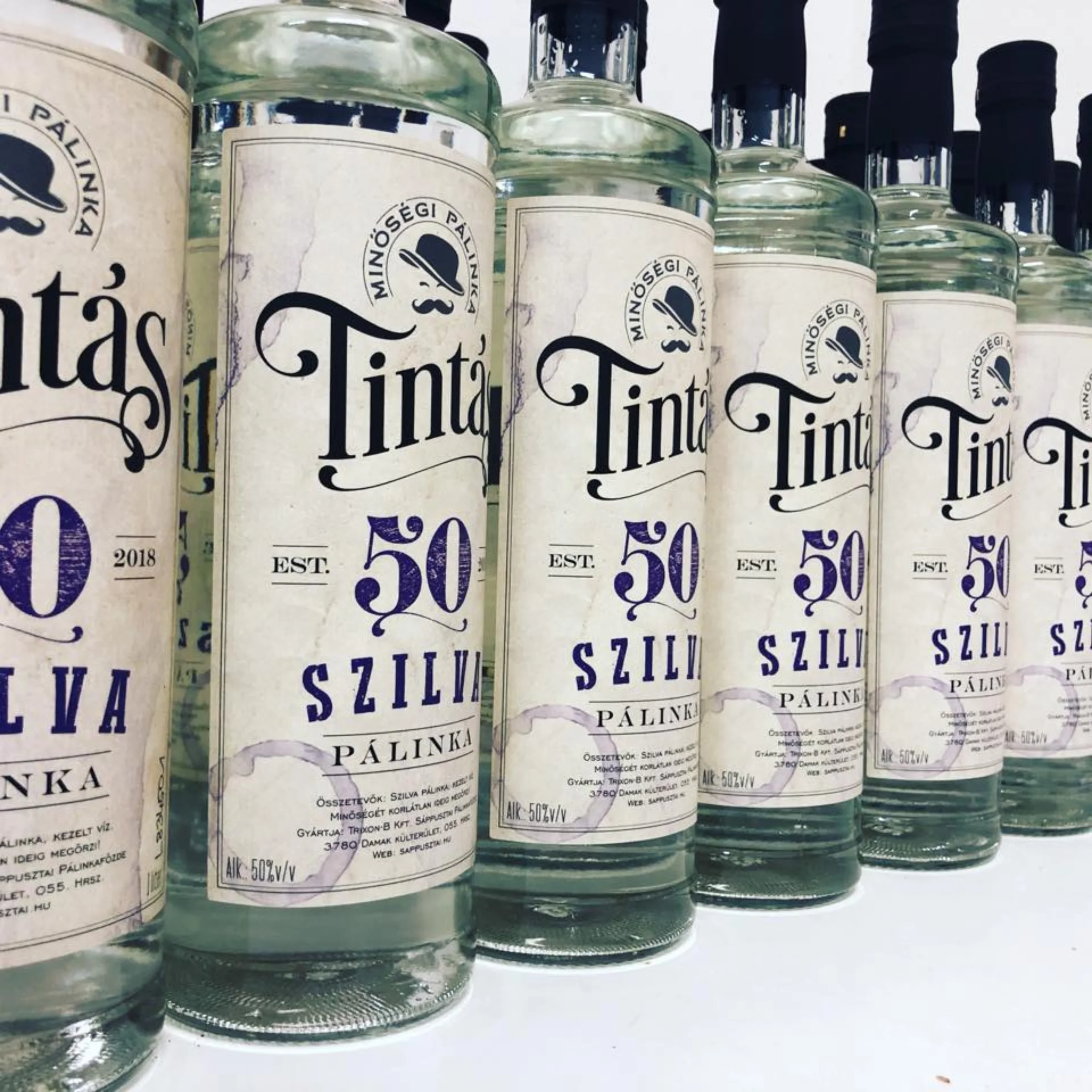 Tintás Szilva Pálinka 50% 1 Liter