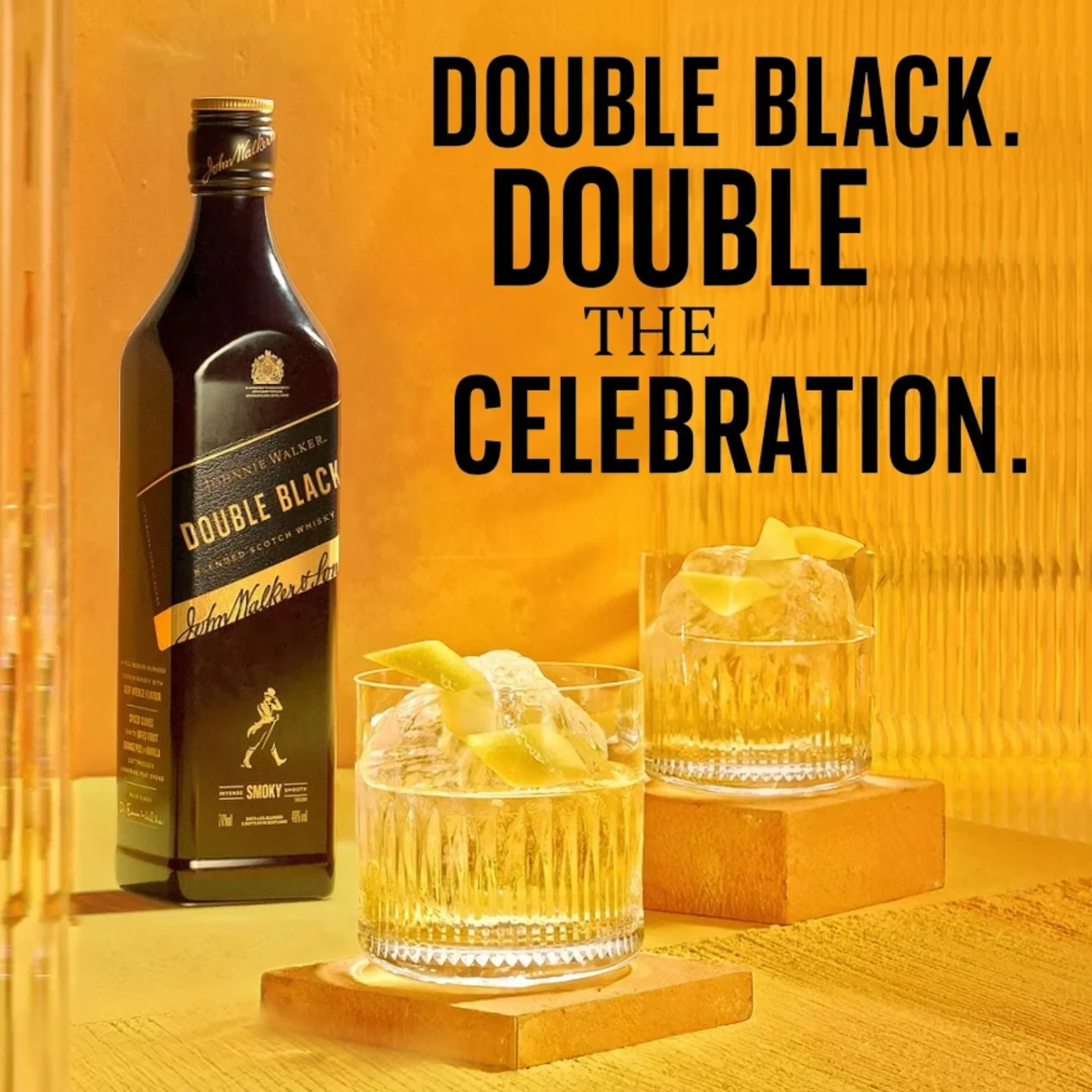 Johnnie Walker Double Black Label Whisky 0.7 LITER DRS