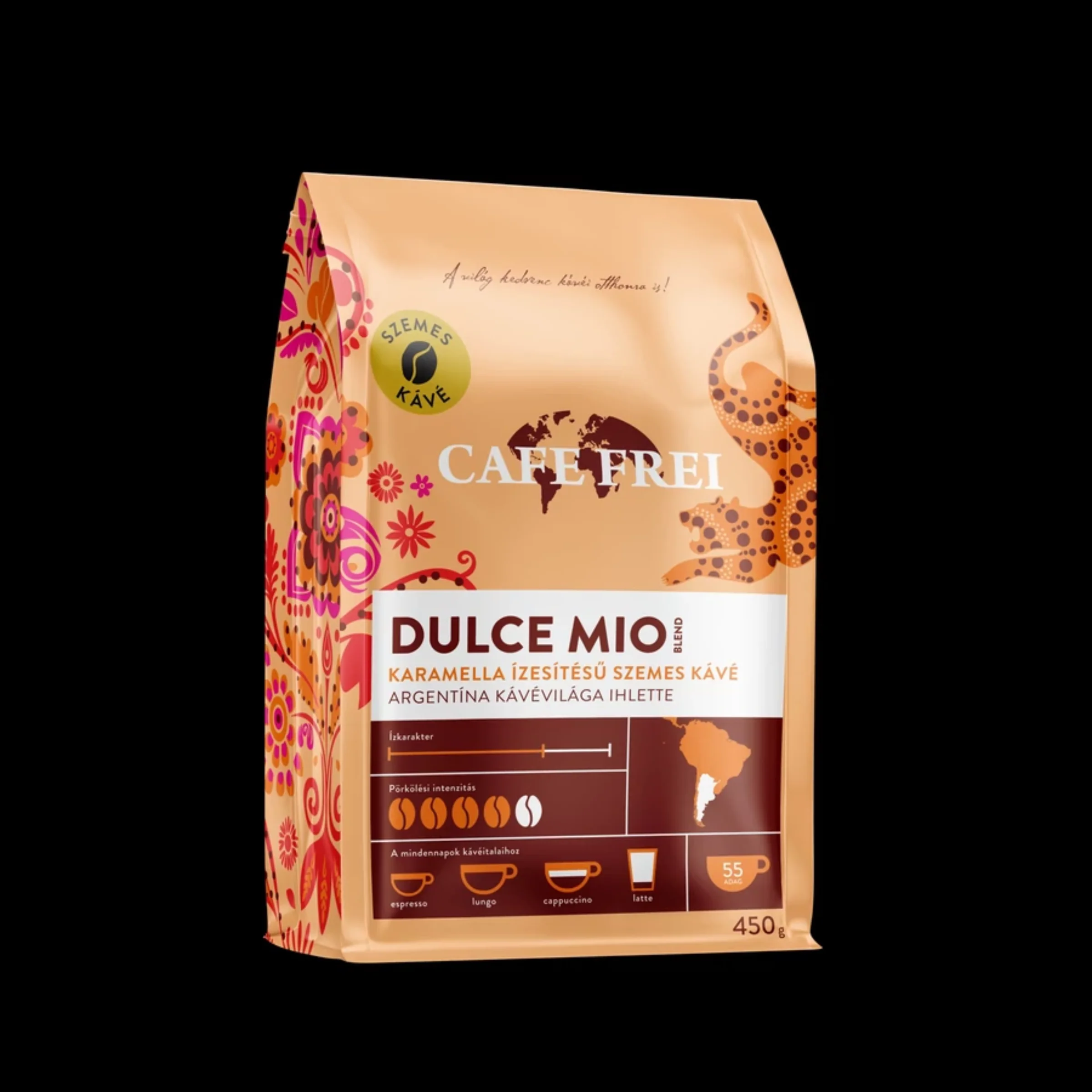 Cafe Frei szemes kávé Karamella 450g