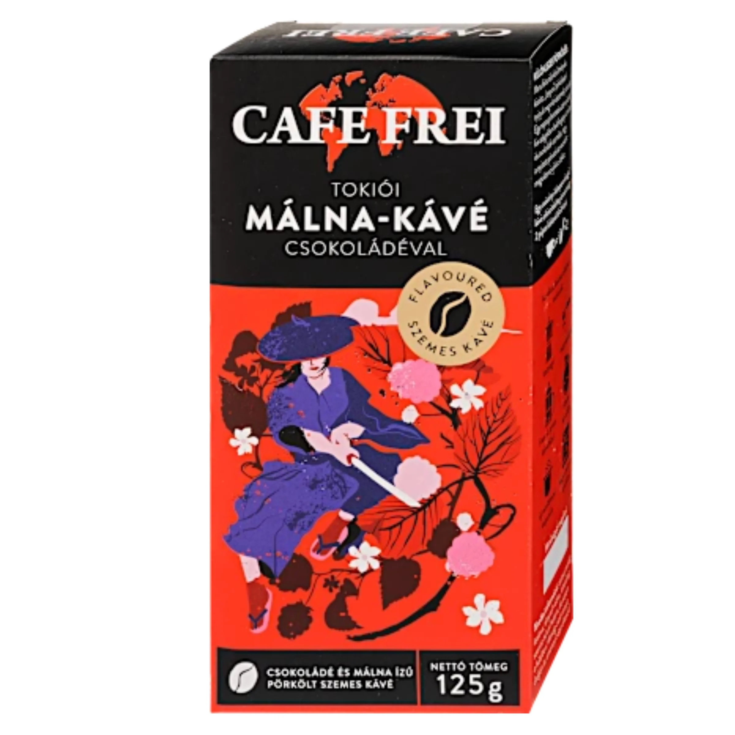 Cafe Frei szemes kávé Tokió Málna-kávé 125 gr
