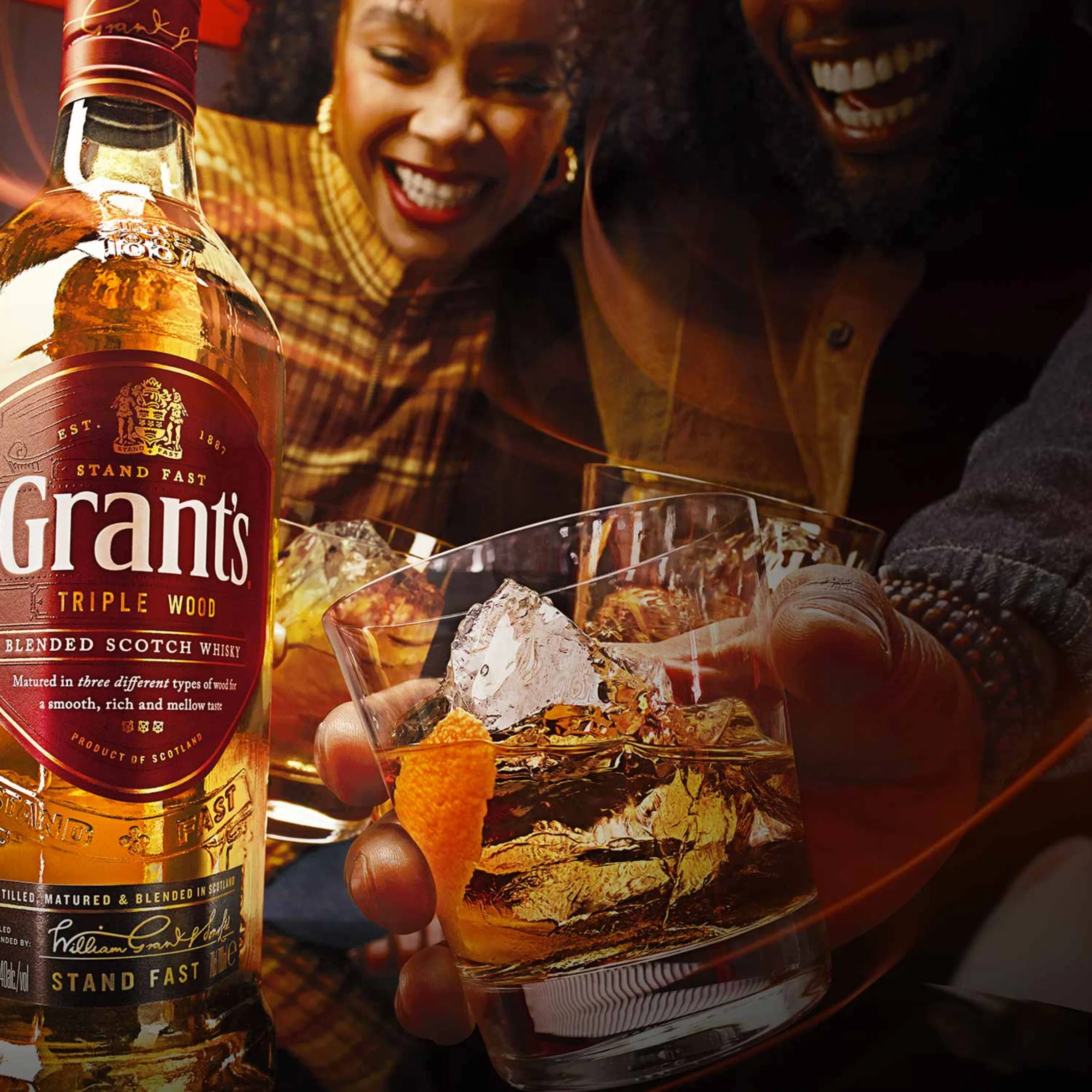 Grant's Triple Wood Skót Whiskey DRS 1 LITER