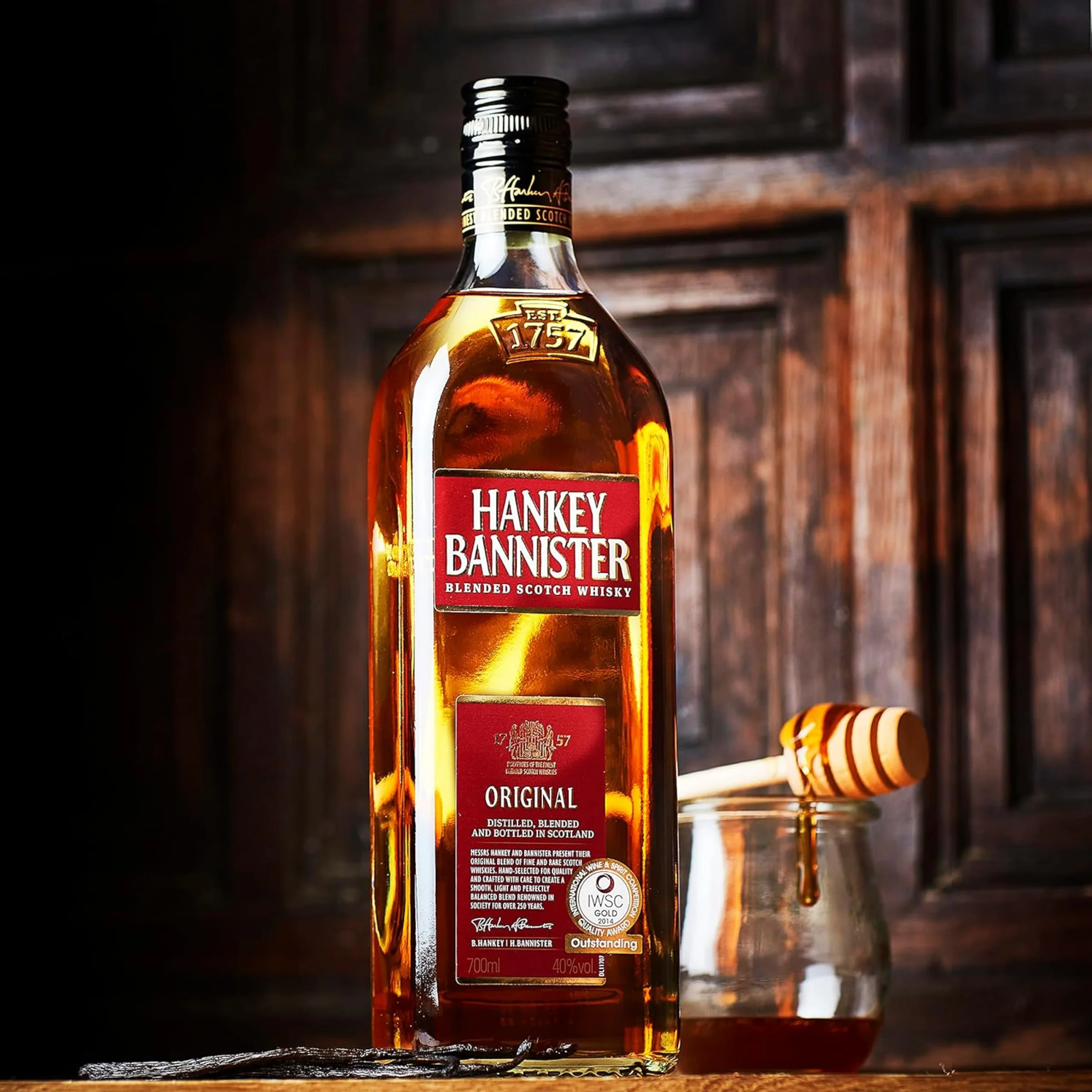 Hankey Bannister Skót Blended Whisky 1 LITER DRS