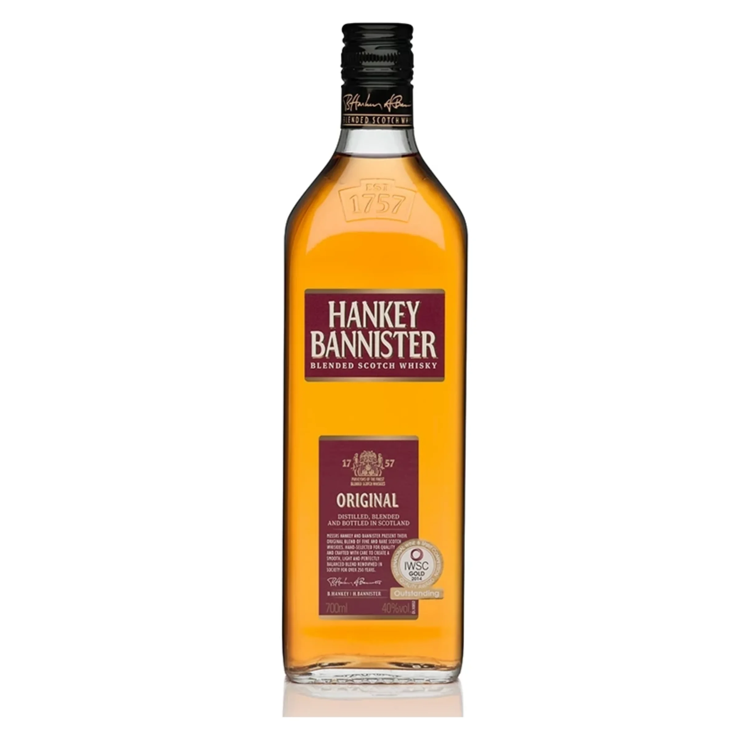 Hankey Bannister Skót Blended Whisky 1 LITER DRS