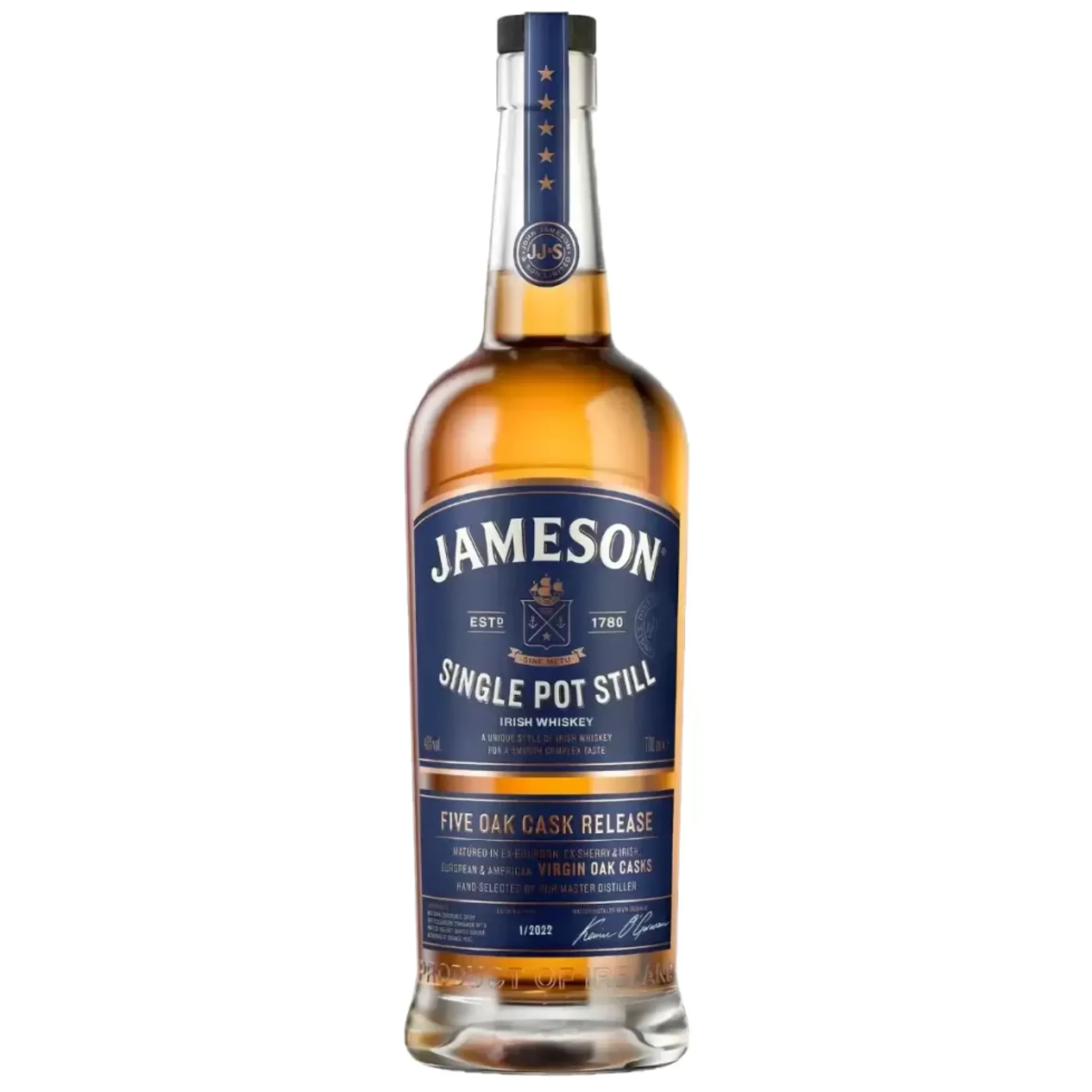 Jameson Single Pot Still whiskey 0,7l 46% DRS