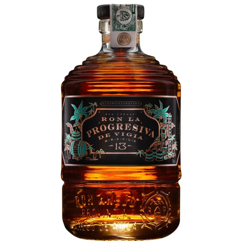 LA PROGRESIVA; 13 BY VIGIA RUM; 41%; 0,7 LITER