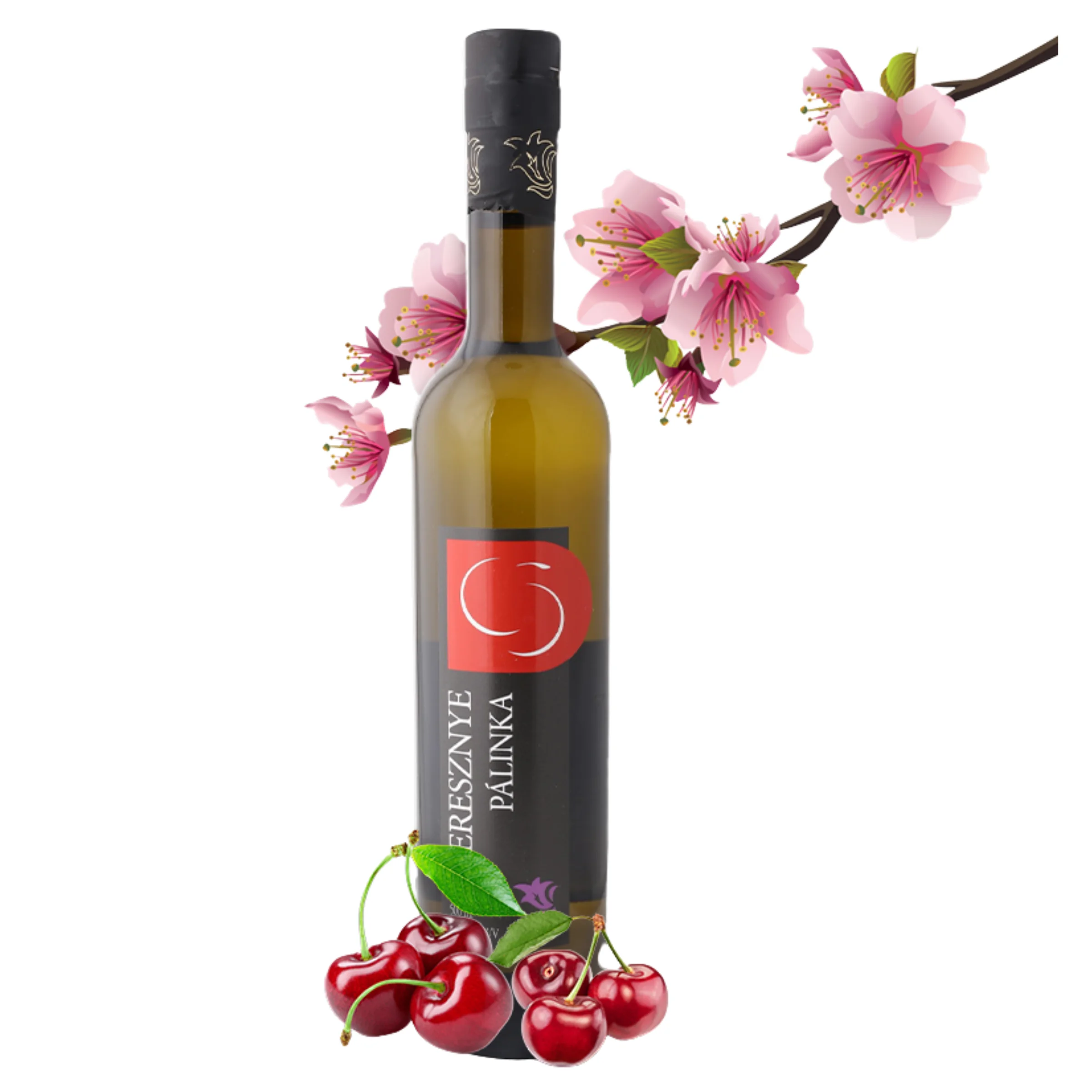 Nagygombosi cseresznye pálinka 0.5 LITER DRS